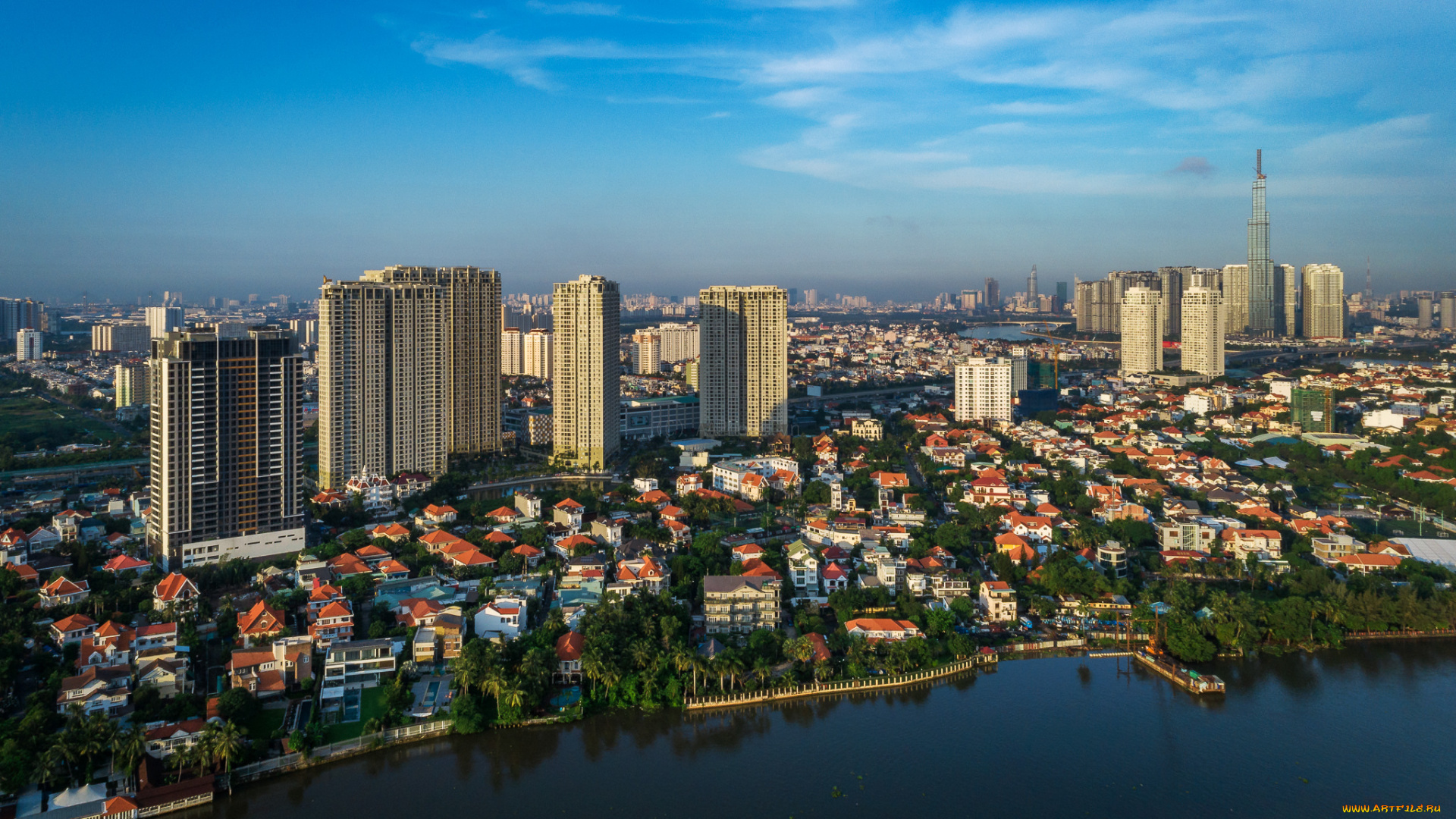 saigon, города, -, панорамы, простор