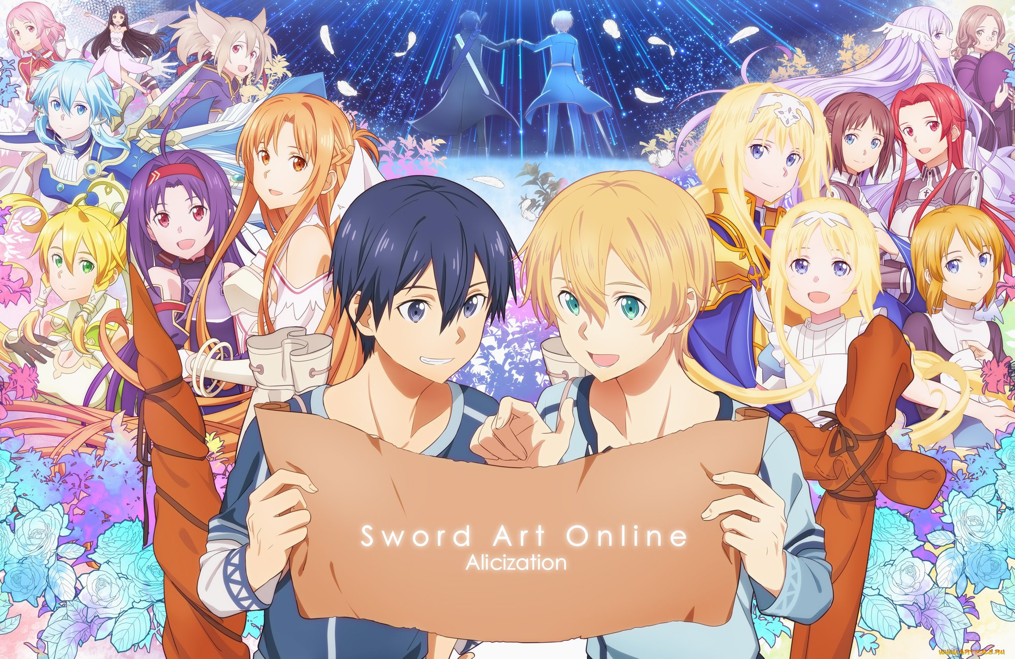 аниме, sword, art, online, мастера, меча, онлайн, алисизация