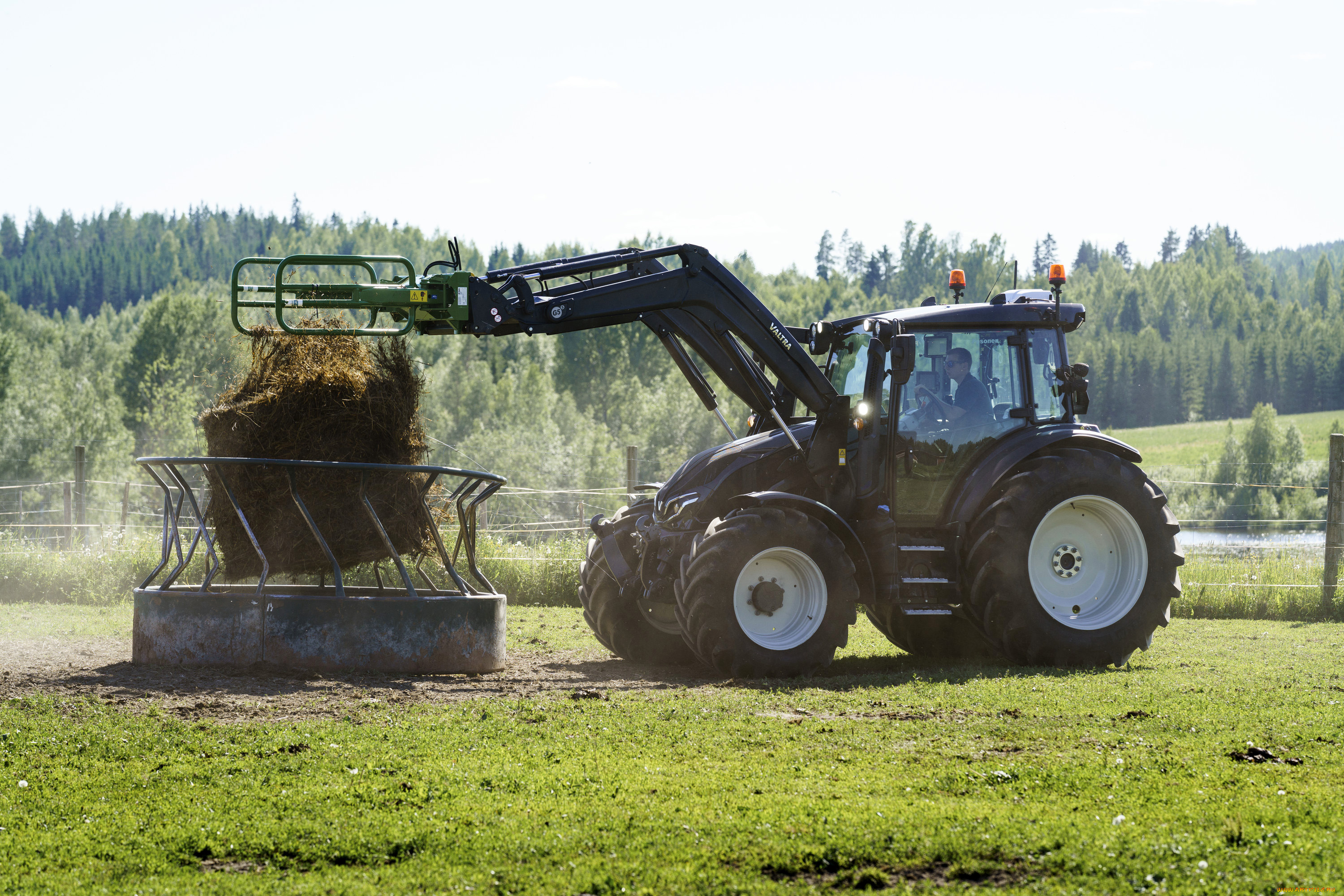 техника, фронтальные, погрузчики, valtra