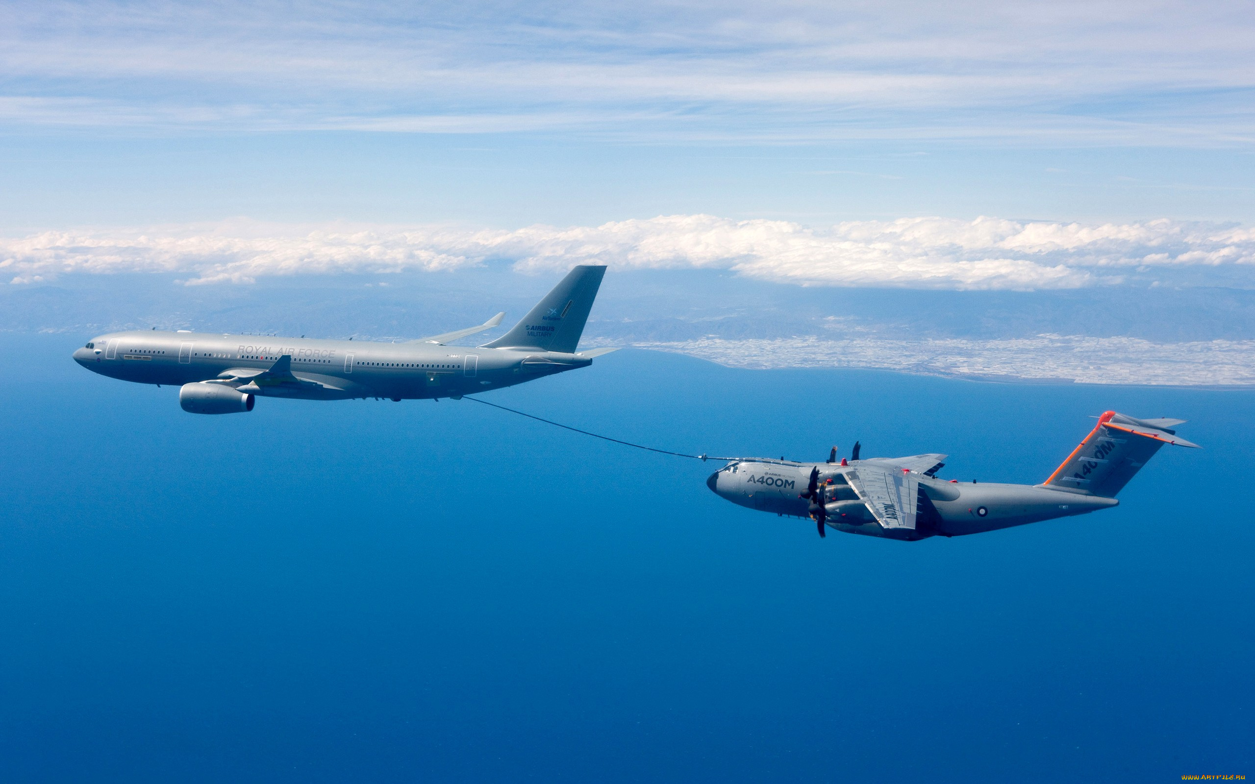 авиация, разные, вместе, самолет, airbus, a330, mrtt, военный, дозаправка, в, воздухе, королевские, военно, воздушные, силы