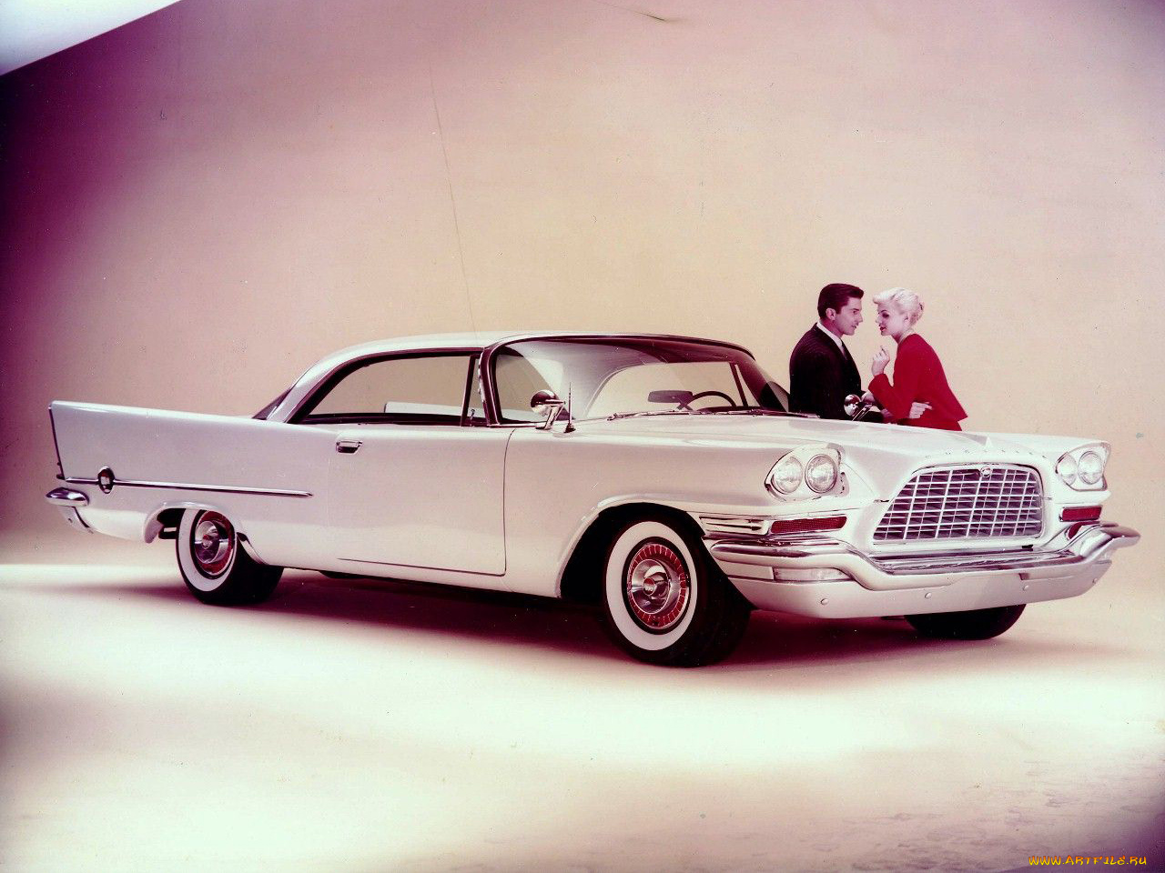 1958, chrysler, 300d, автомобили