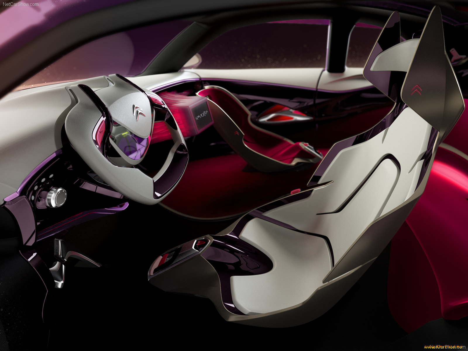 citroen, revolte, concept, 2009, автомобили, интерьеры