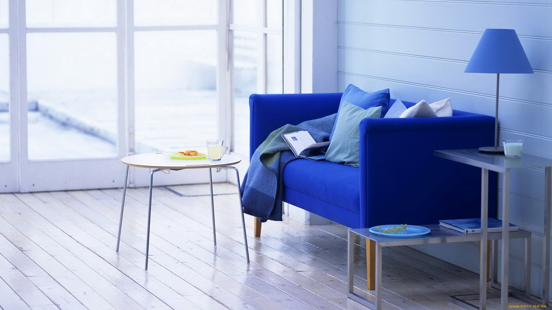 интерьер, мебель, чашка, синий, комната, дизайн, стиль, кресло, диван