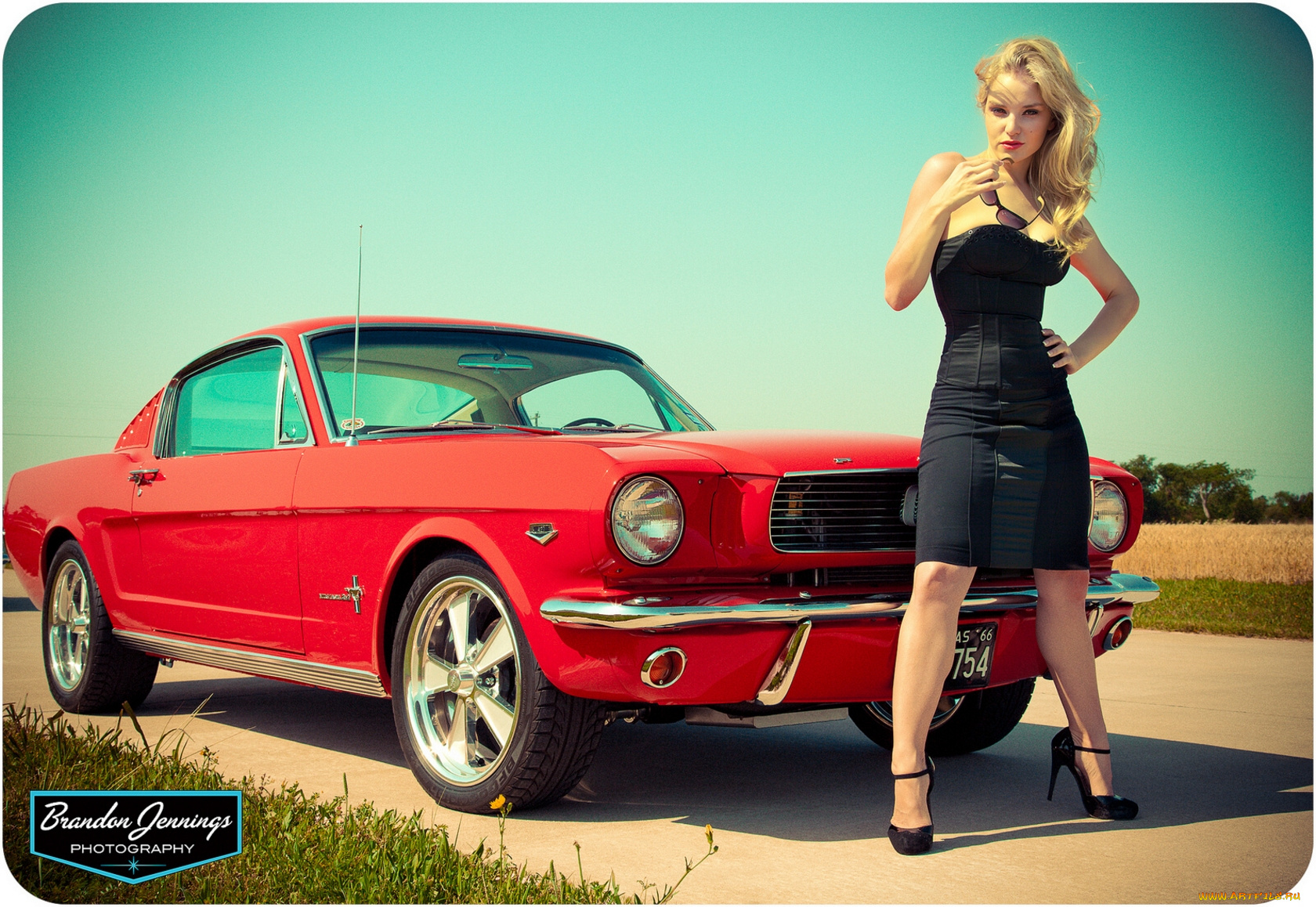 1966, mustang, автомобили, авто, девушками, liz, ashley