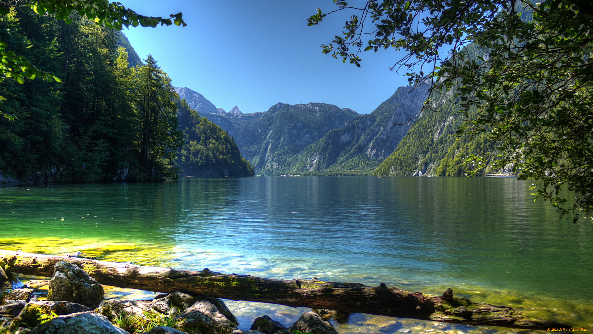 berchtesgaden, bavaria, природа, реки, озера, горы, лес, озеро