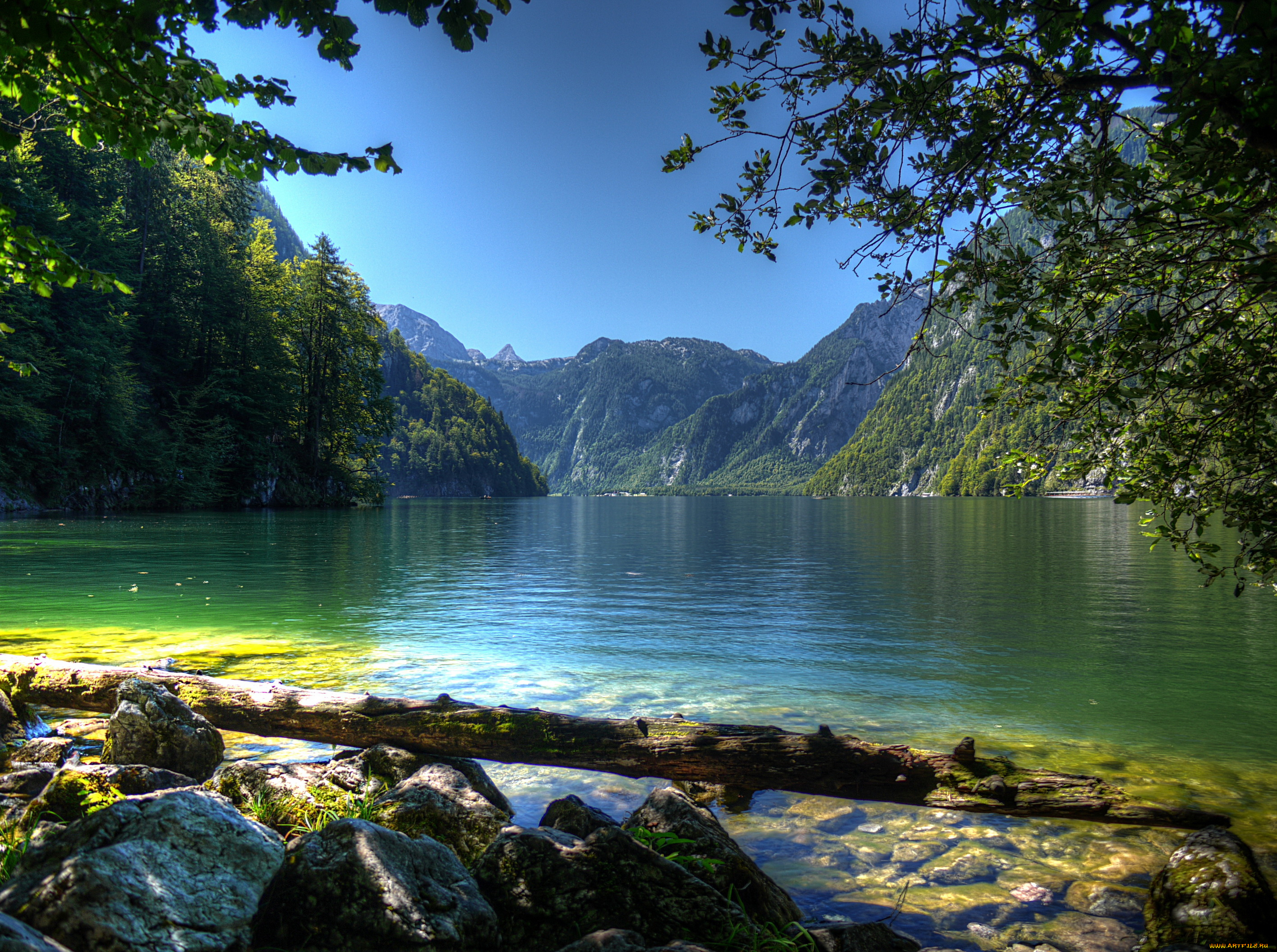 berchtesgaden, bavaria, природа, реки, озера, горы, лес, озеро
