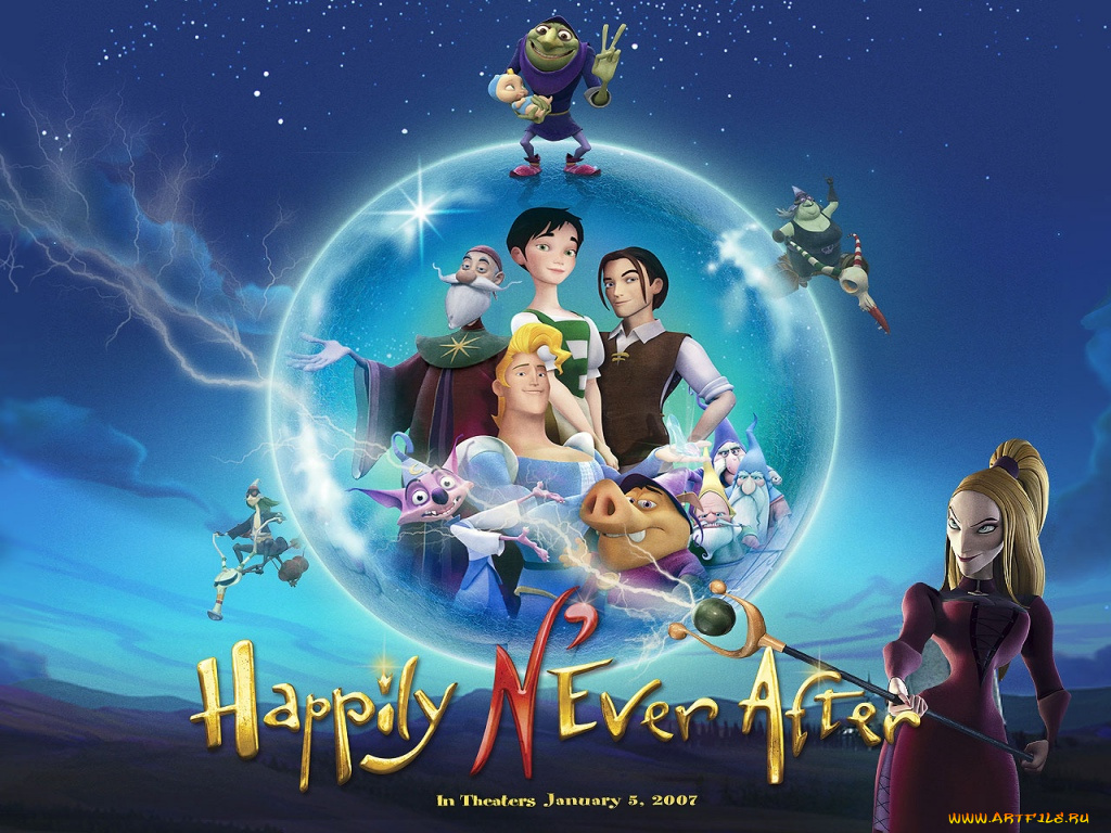 мультфильмы, happily, n`ever, after