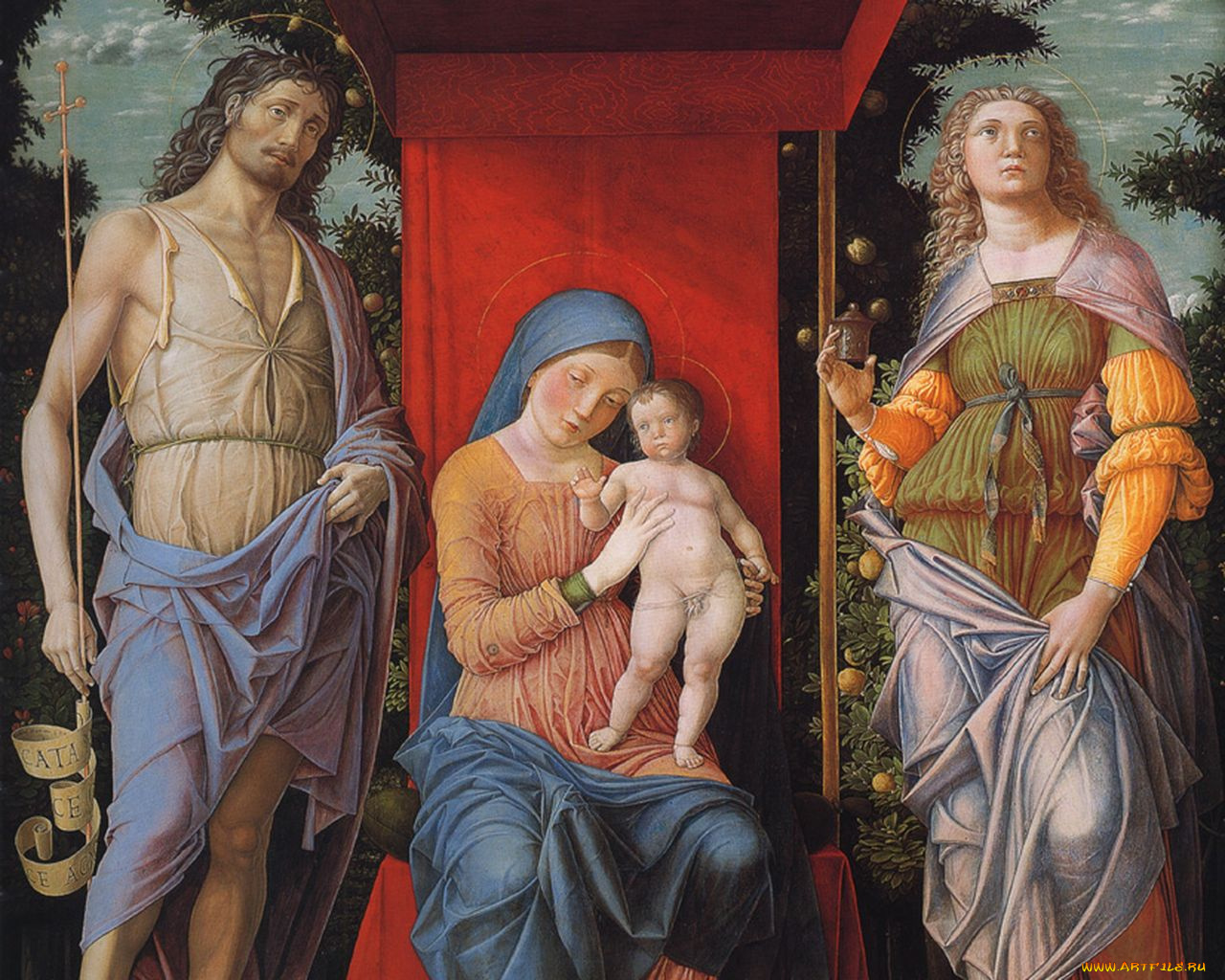 mantegna, andrea, рисованные