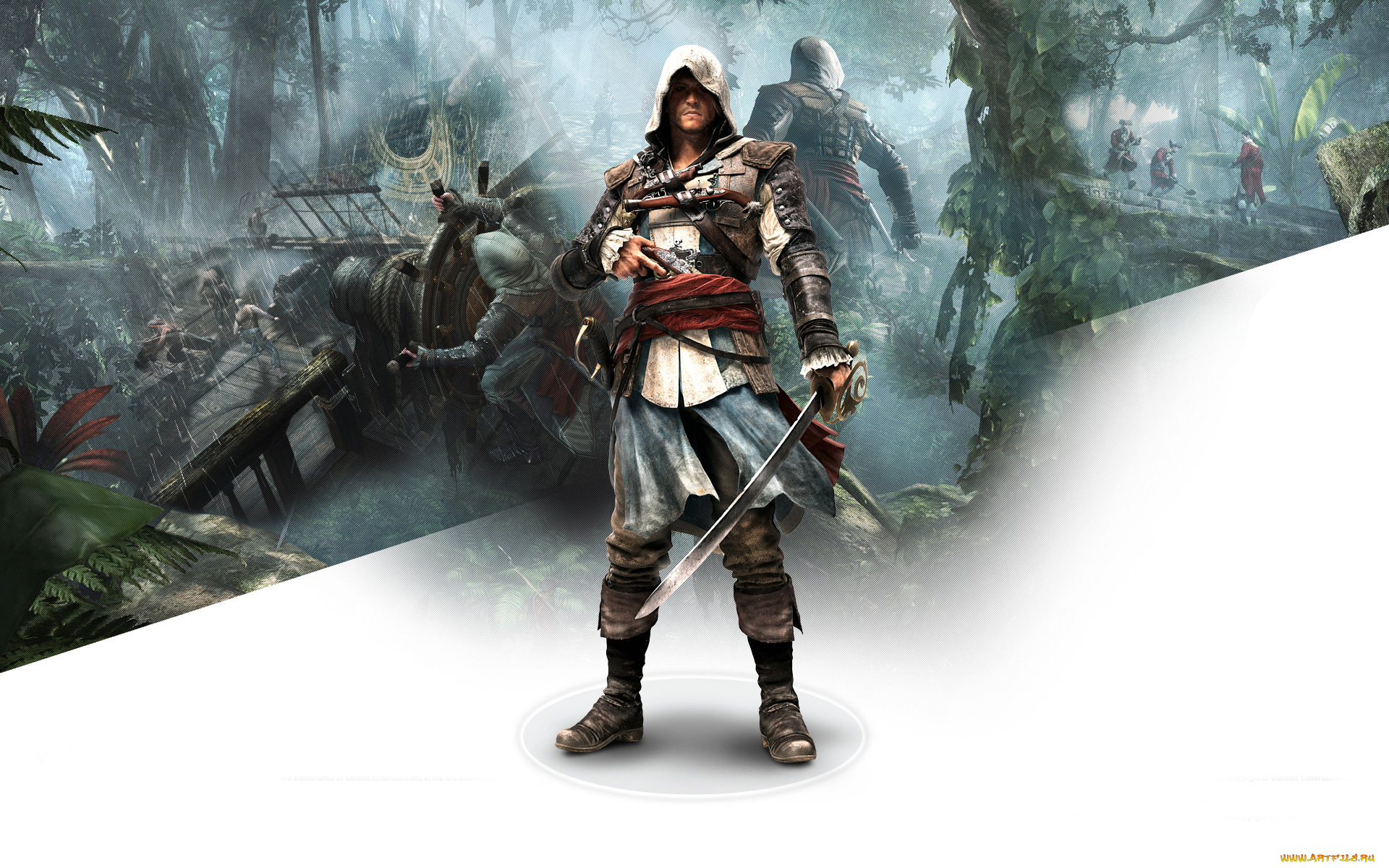 assassin`s, creed, iv, , black, flag, видео, игры