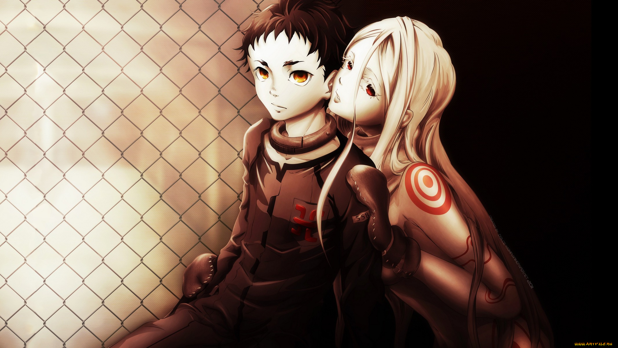 аниме, deadman, wonderland, deadman, wonderland, shiro, igarashi, ganta