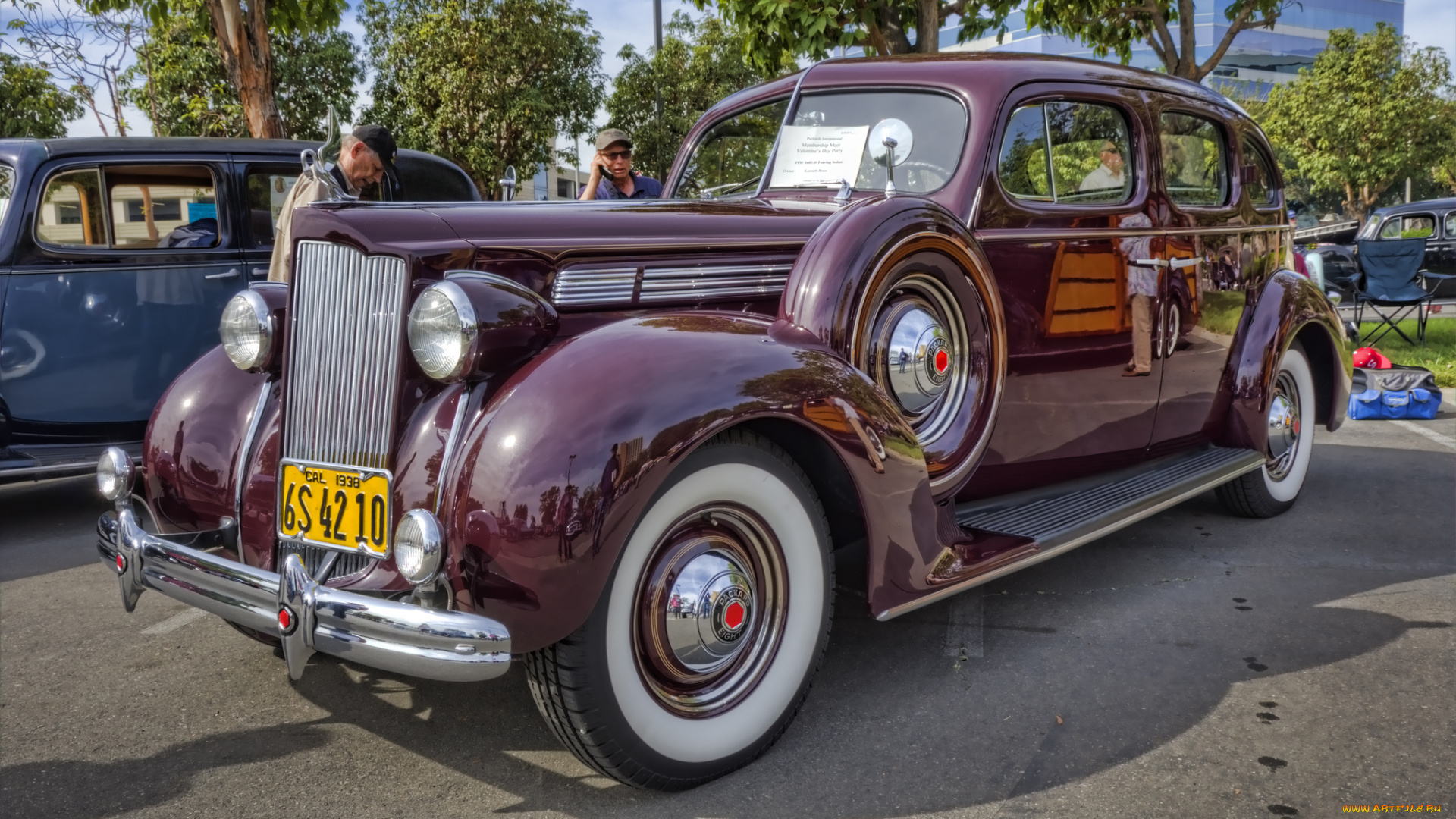 1938, packard, 1601-d, touring, sedan, автомобили, выставки, и, уличные, фото, выставка, автошоу