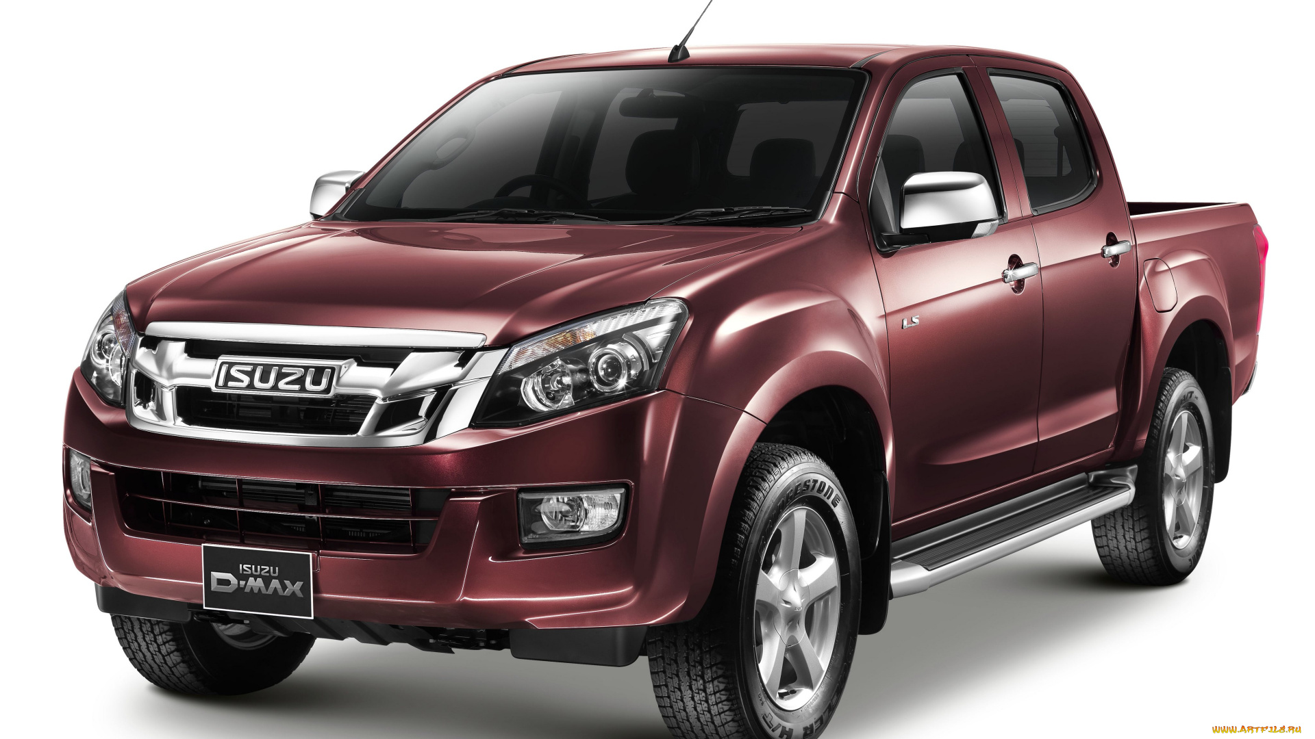 автомобили, isuzu, 2012г, cab, double, d-max, красный