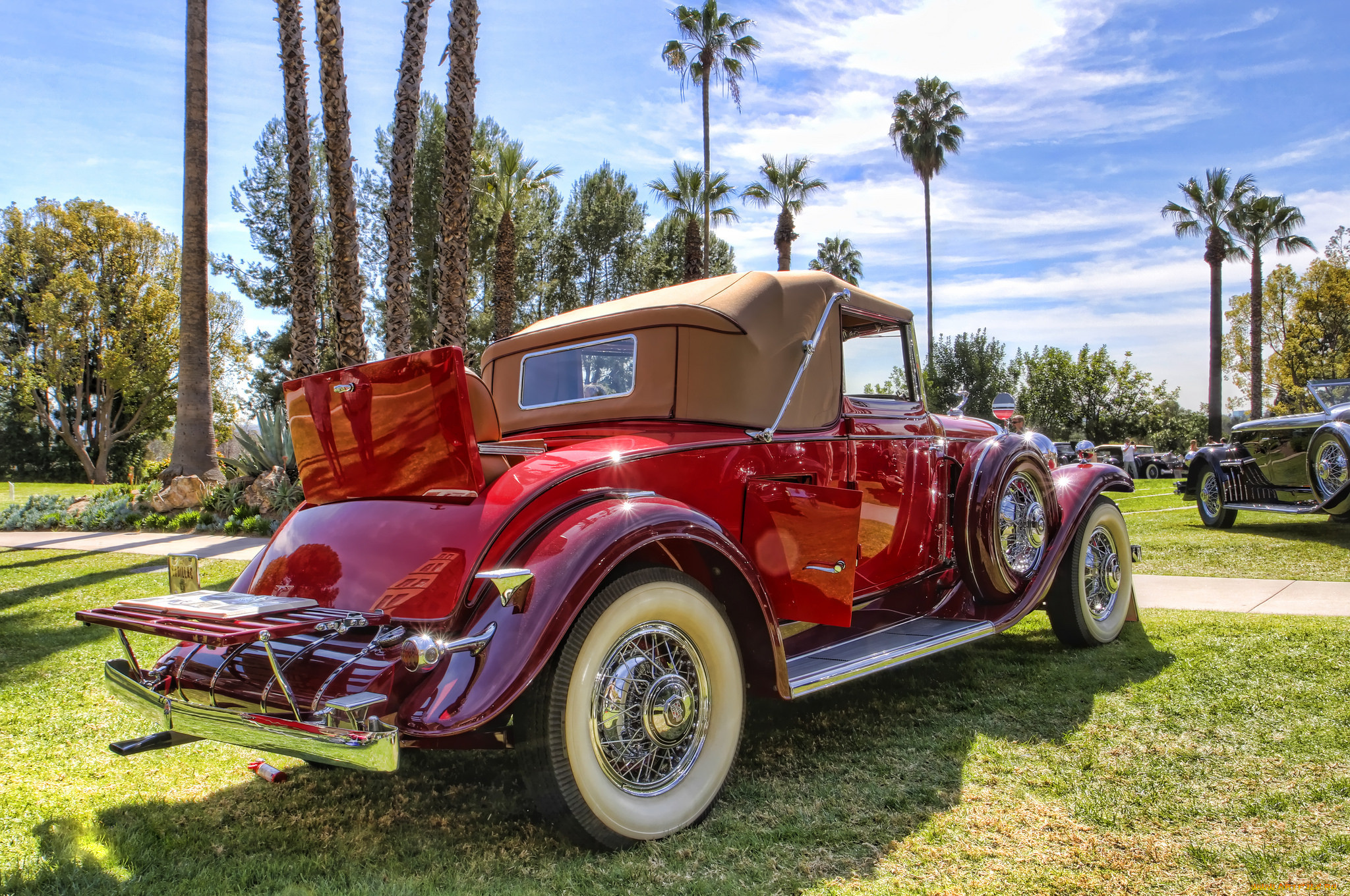 1931, cadillac, fleetwood, convertible, coupe, автомобили, выставки, и, уличные, фото, автошоу, выставка