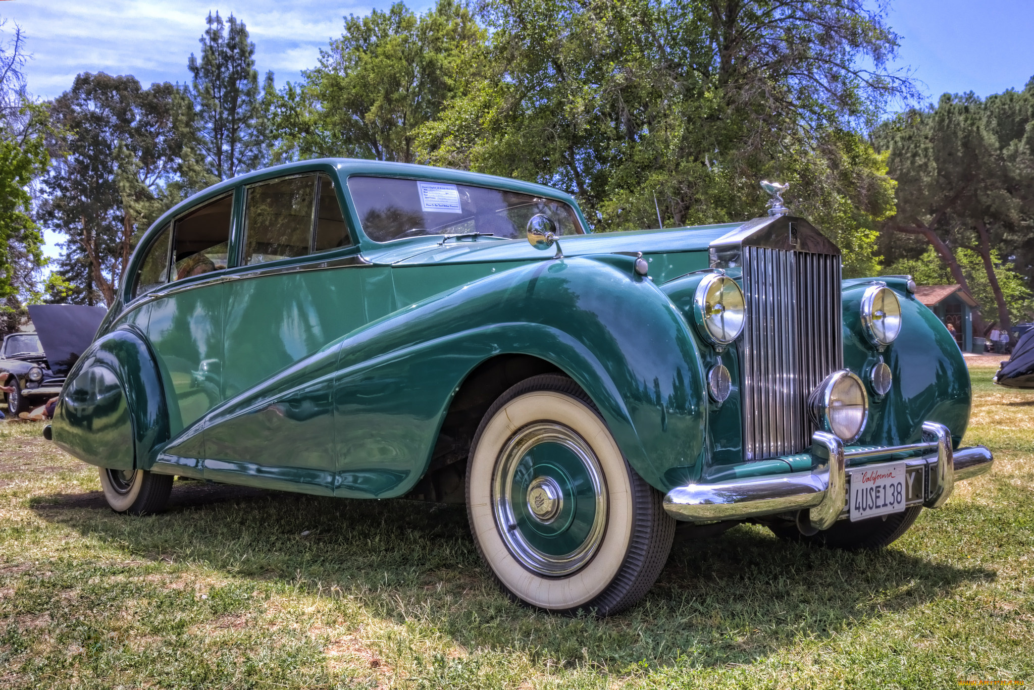 1951, rolls-royce, silver, wraith, park, ward, автомобили, выставки, и, уличные, фото, выставка, автошоу