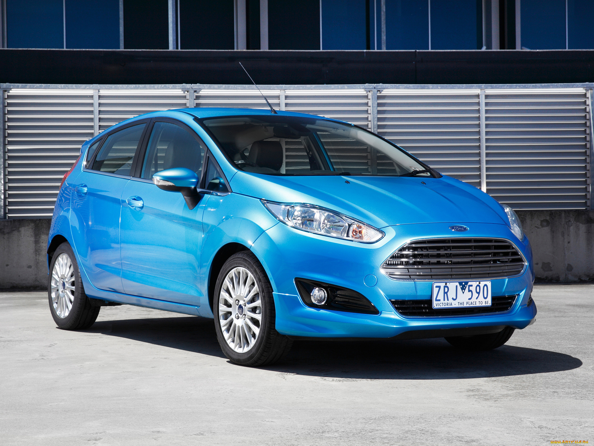 автомобили, ford, 5-door, s, fiesta, синий, 2013г, au-spec