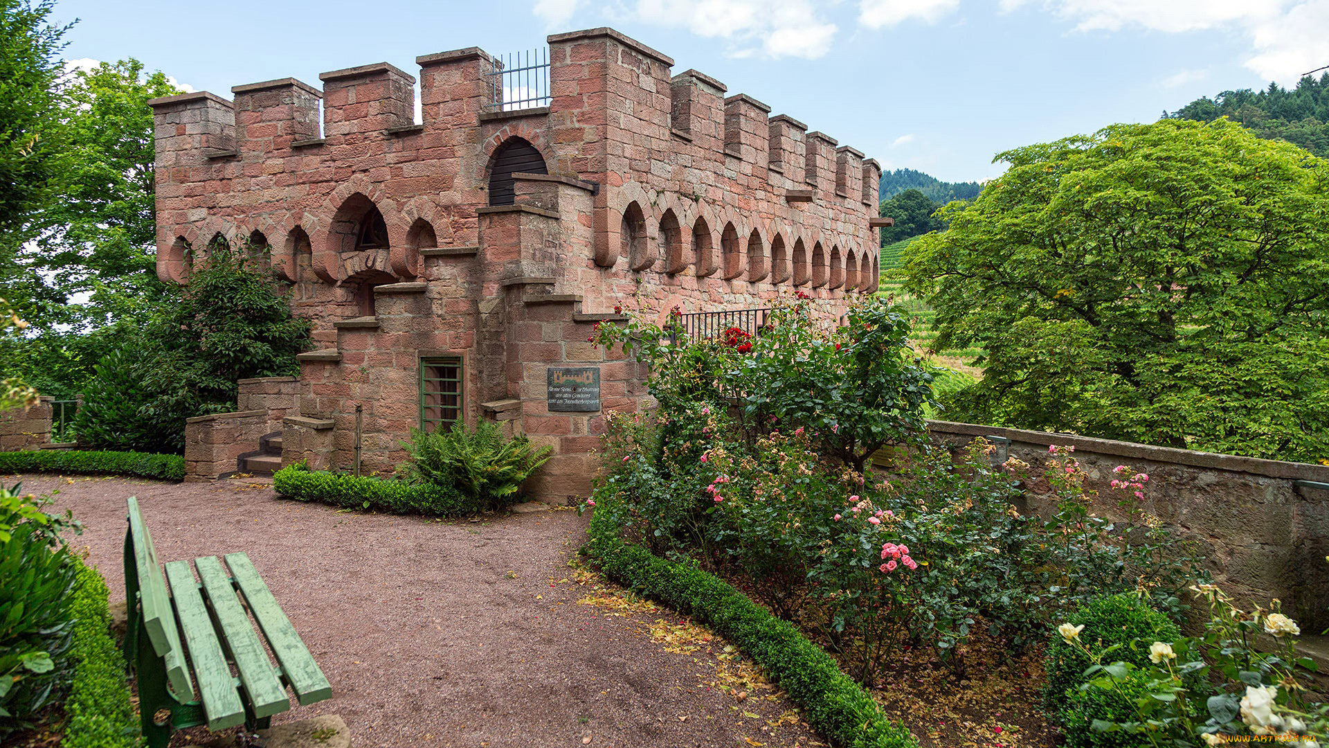 ortenberg, castle, города, замки, германии, ortenberg, castle