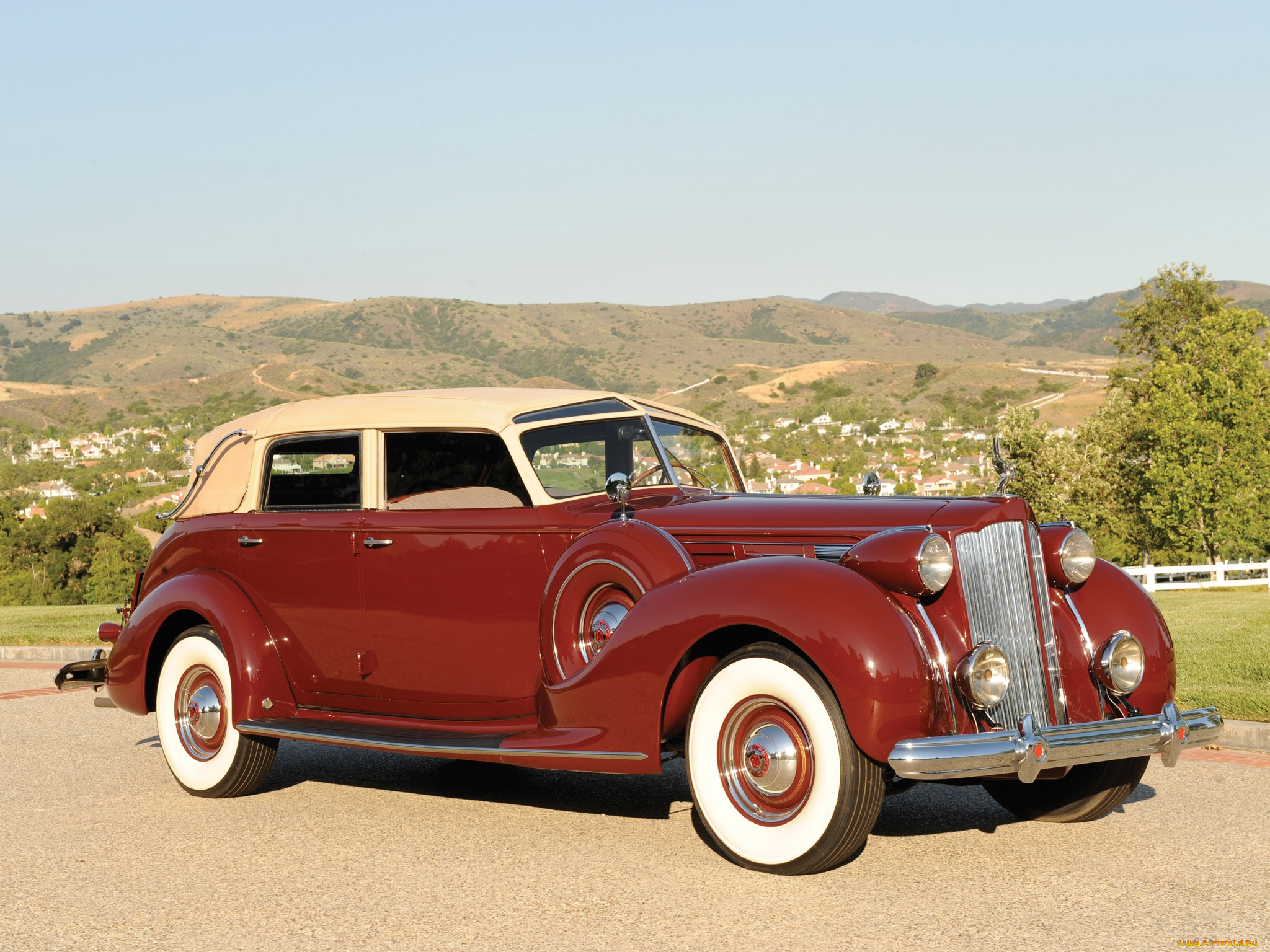 packard, twelve, collapsible, touring, , cabriolet, by, brunn, 1938, автомобили, packard, авто