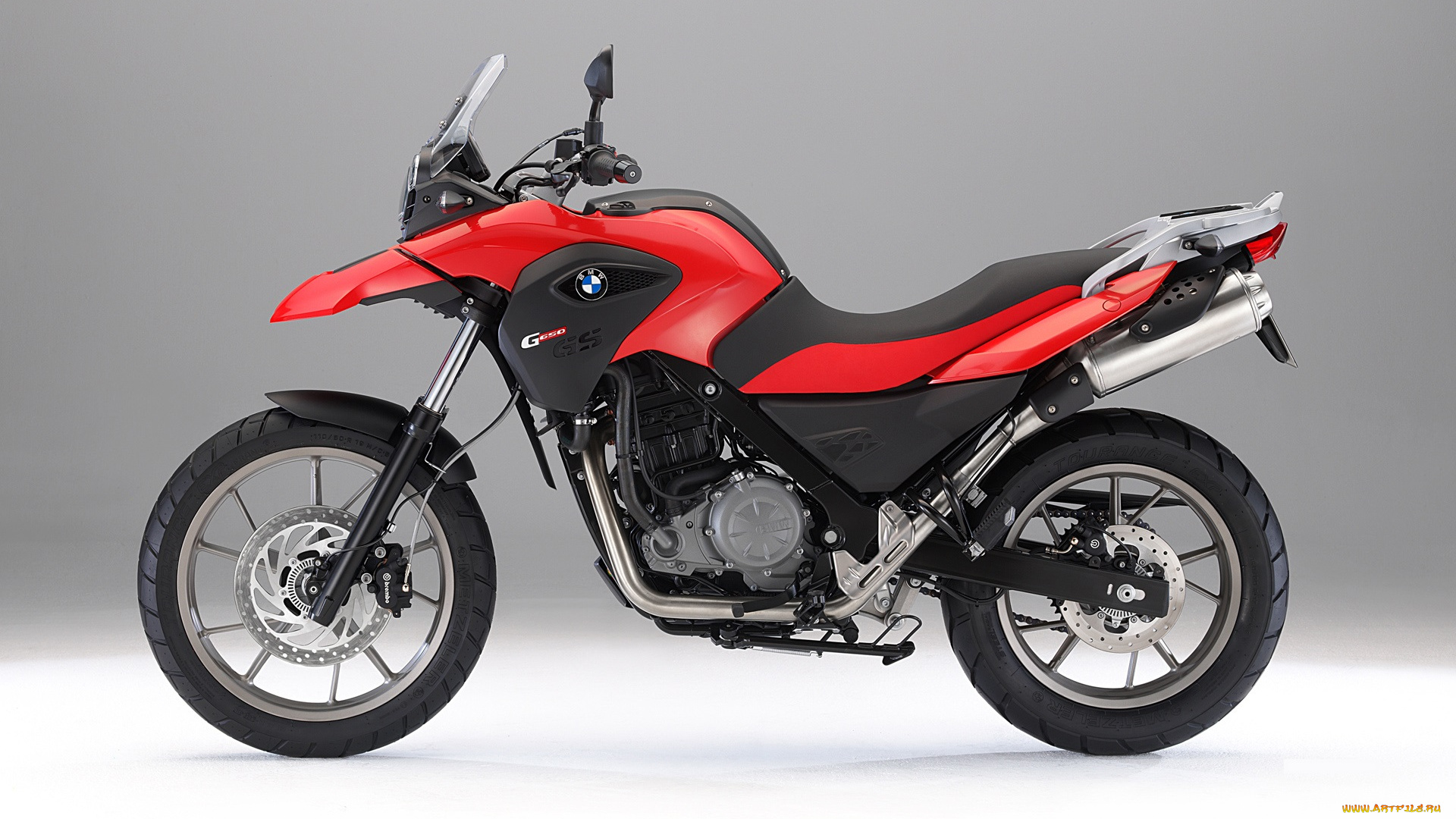 мотоциклы, bmw, g-650, gs, 2010, красный