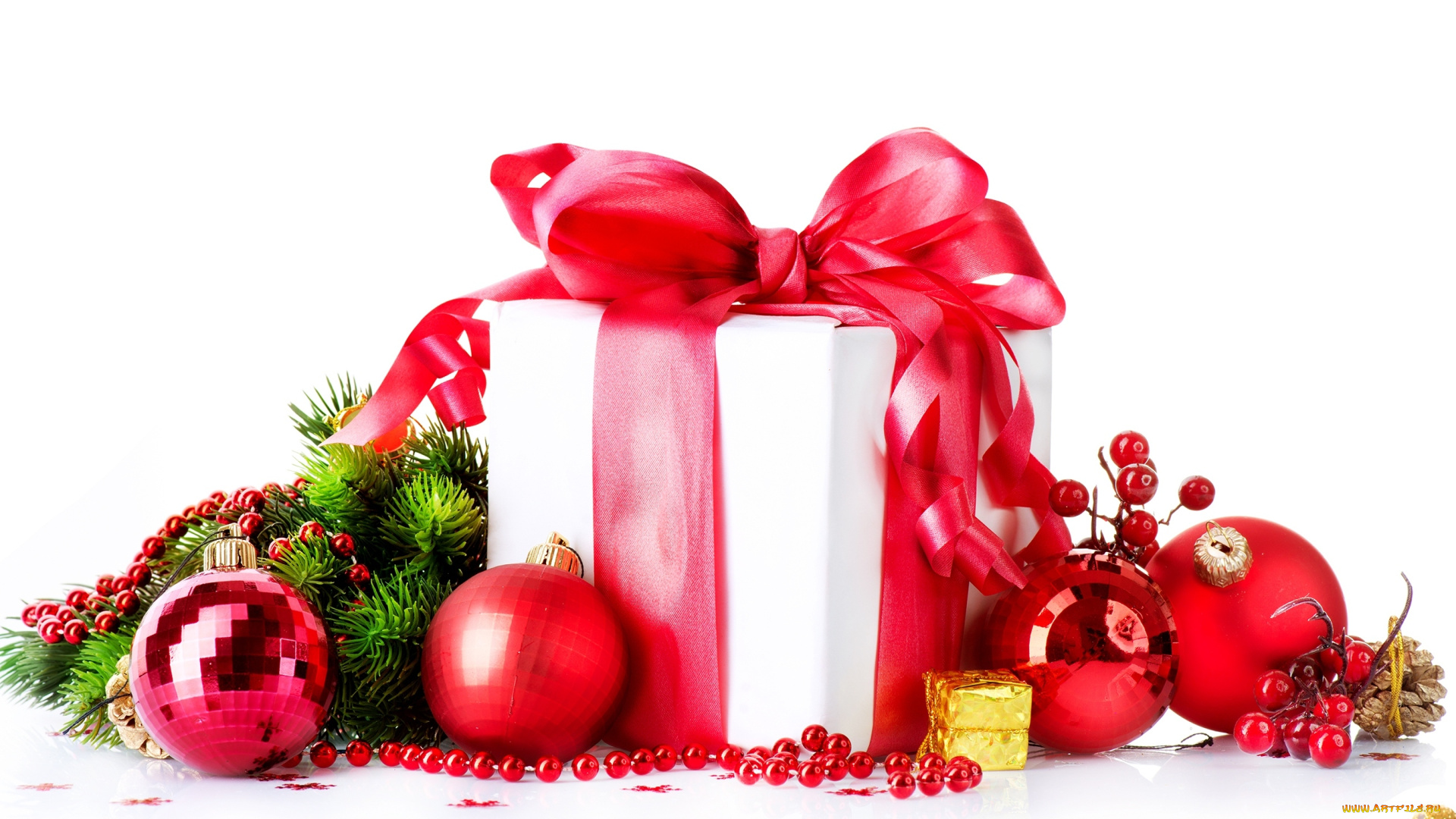 праздничные, подарки, и, коробочки, подарок, коробка, украшения, шарики