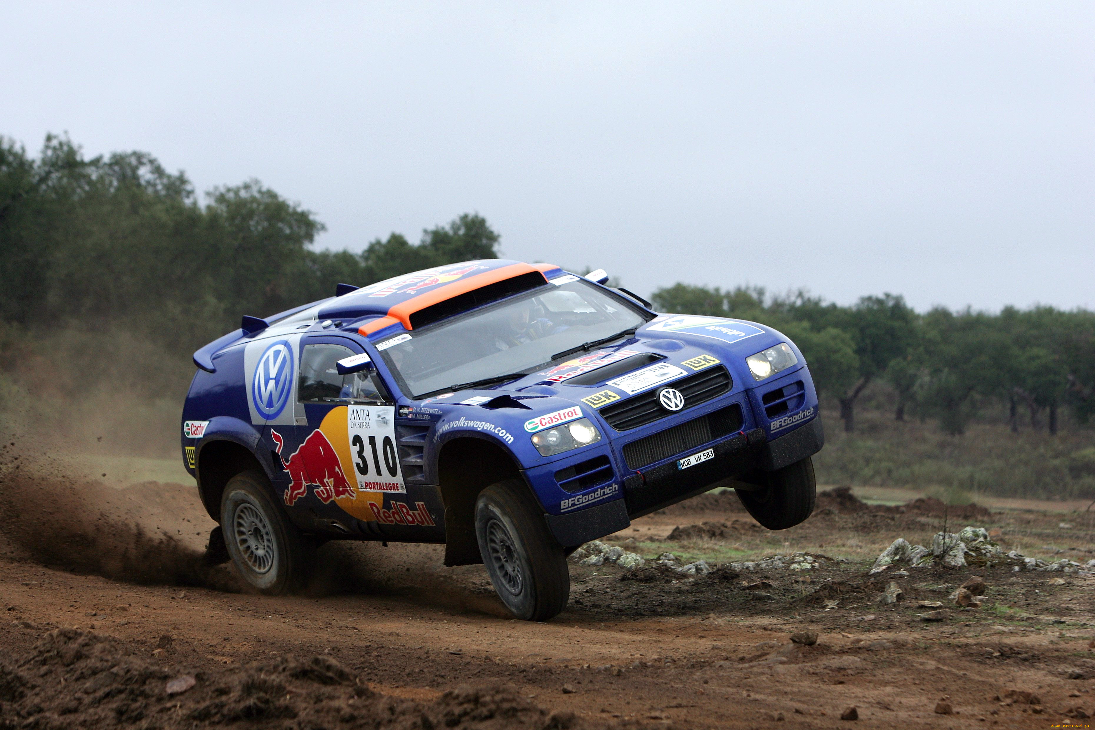 спорт, авторалли, volkswagen, dakar, rally, синий, гонка, touareg