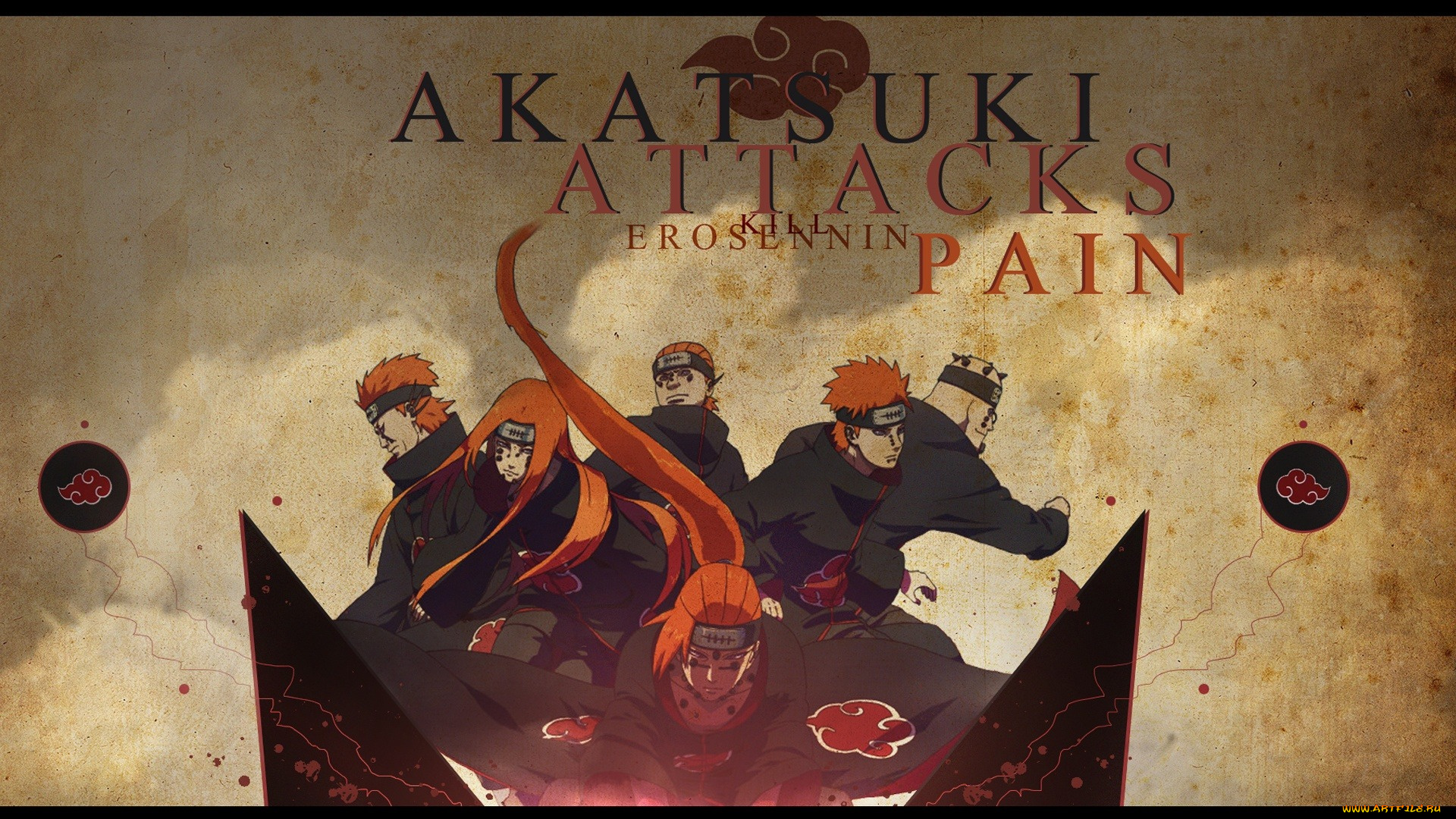 аниме, naruto, akatsuki