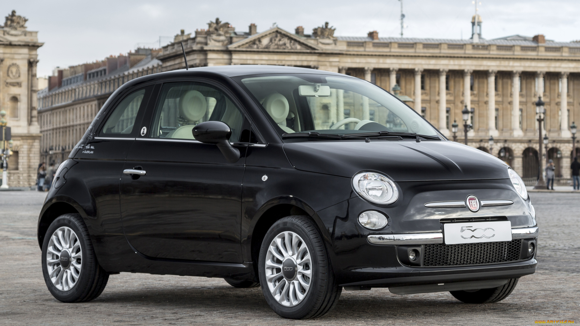 автомобили, fiat, guerlain, темный, la, petite, robe, noire, 500, 2014