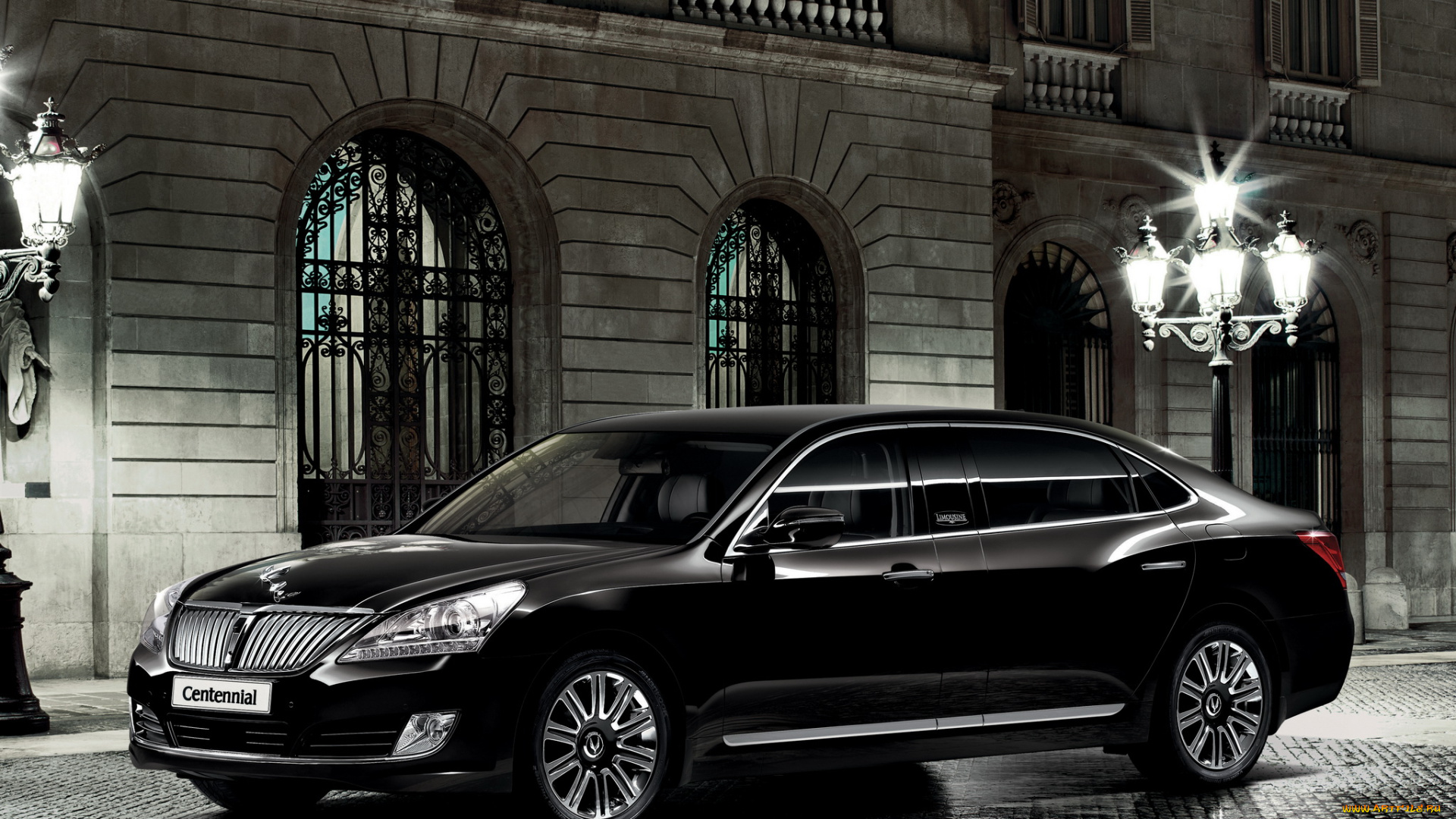 автомобили, hyundai, centennial, limousine, 2012, темный