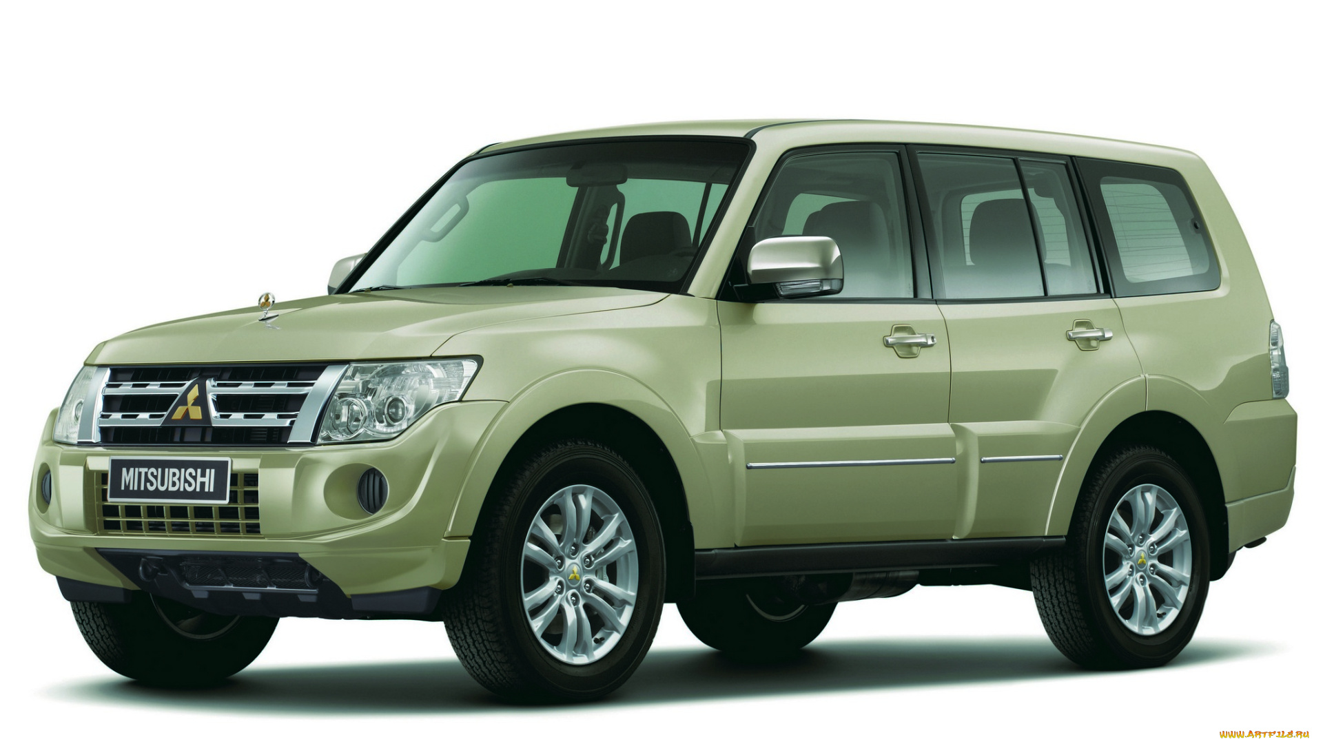 автомобили, mitsubishi, pajero, 5-door, 2011, зеленый