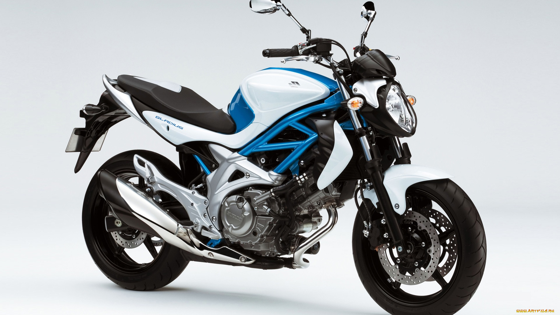 мотоциклы, suzuki, gladius, 650-, 2009, синий