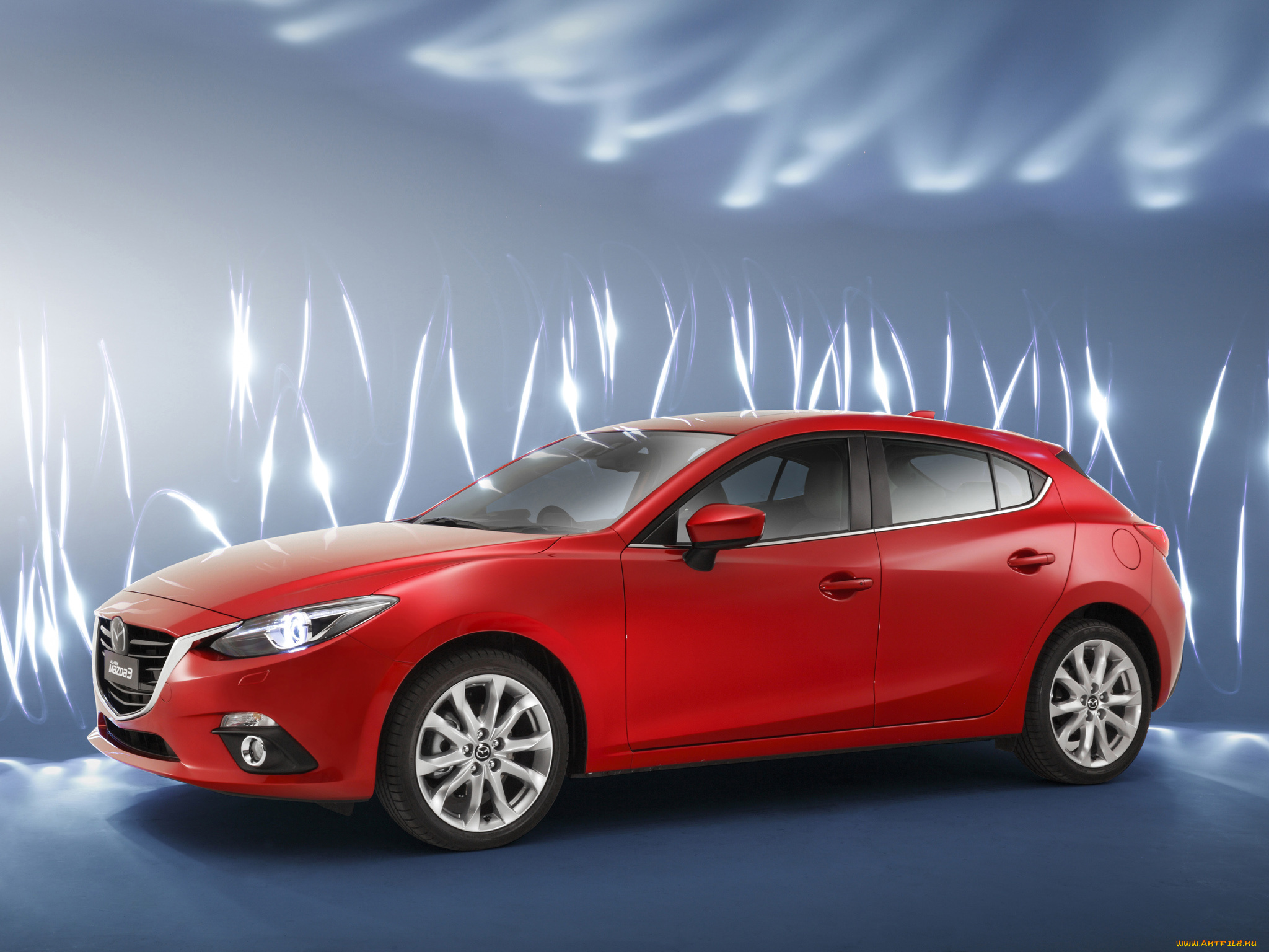 автомобили, mazda, au-spec, hatchback, mazda3, красный, 2013, bm