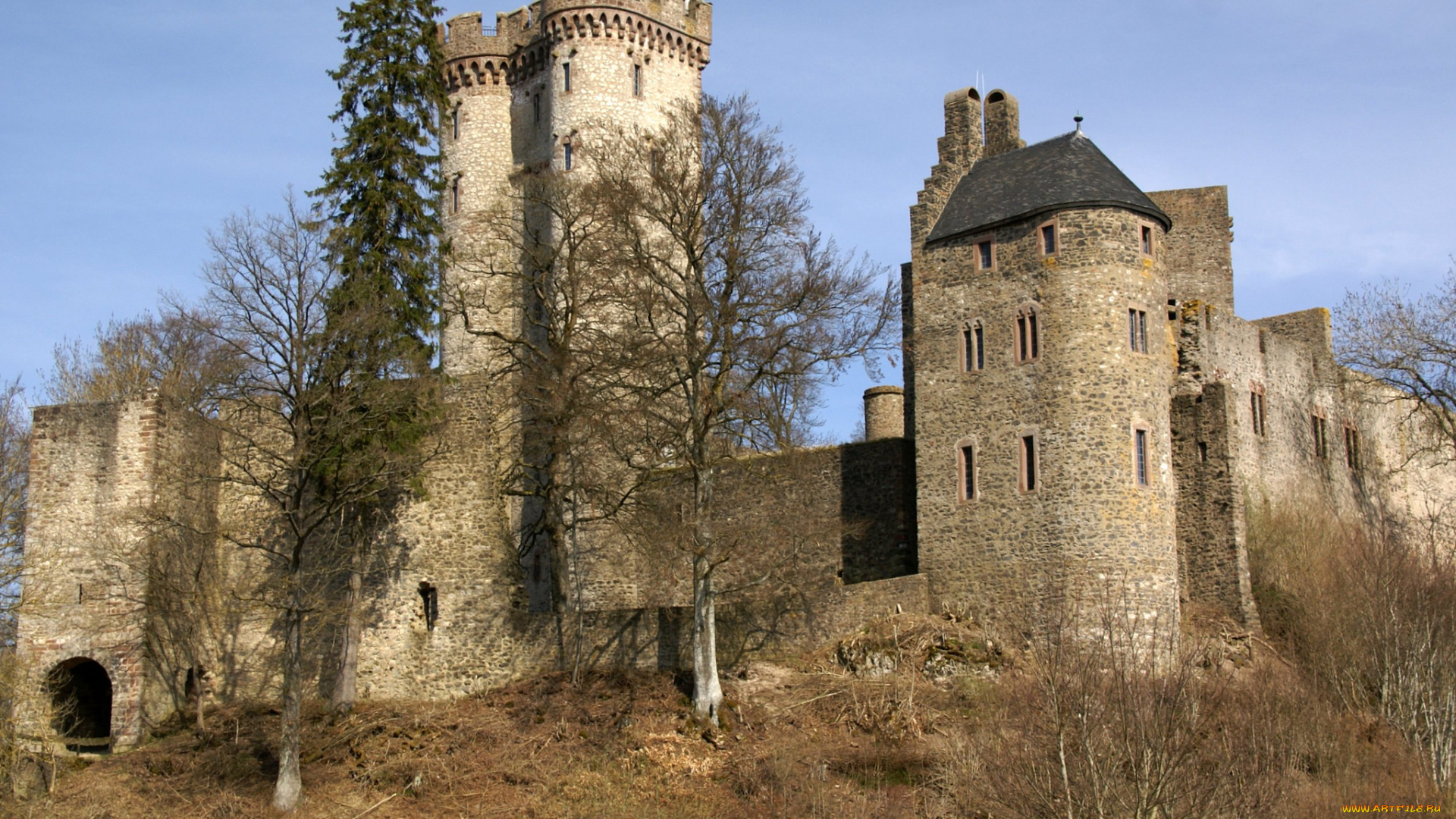 castle, kasselburg, города, -, дворцы, , замки, , крепости, башни, стены, замок