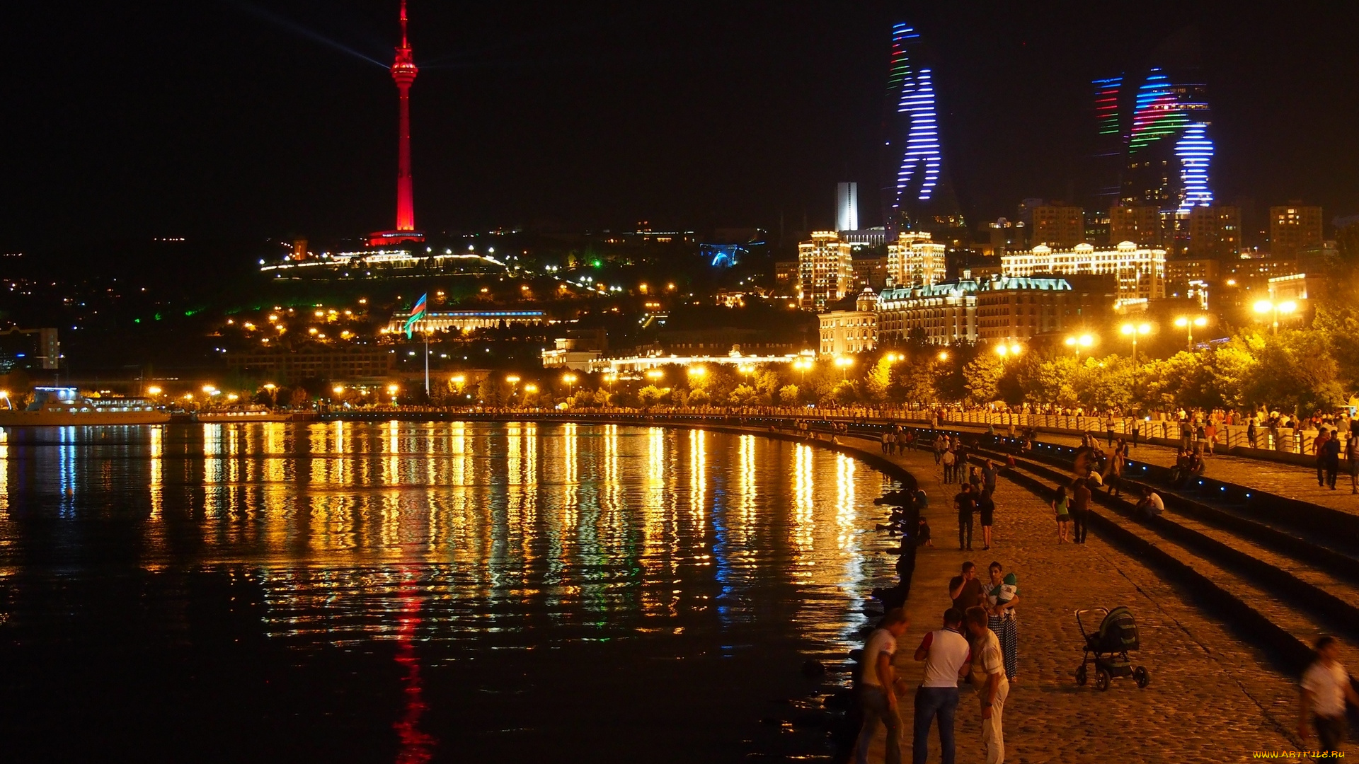 города, баку, , азербайджан, azerbaijan, baku