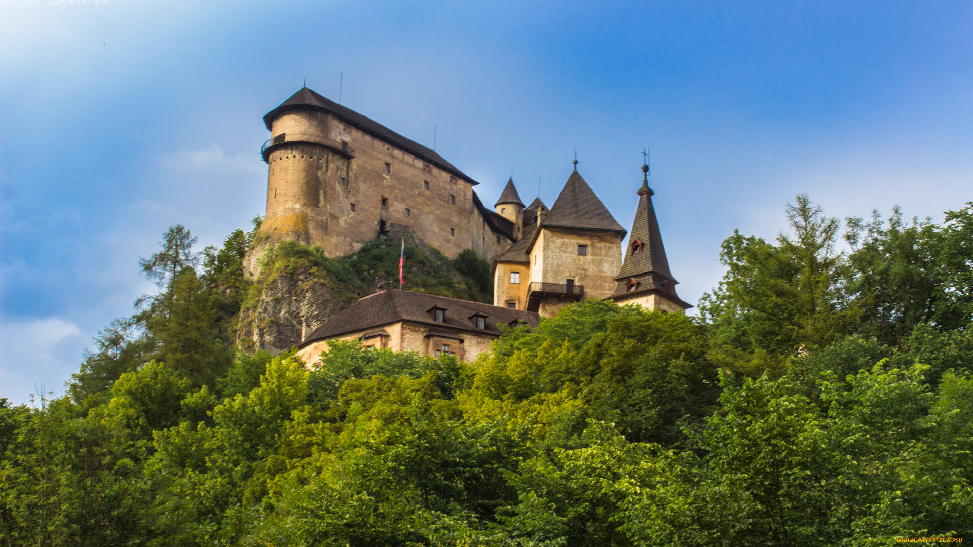 oravsk&, 253, , hrad, -, slovakia, -, castle, города, -, дворцы, , замки, , крепости, замок, башни, стены