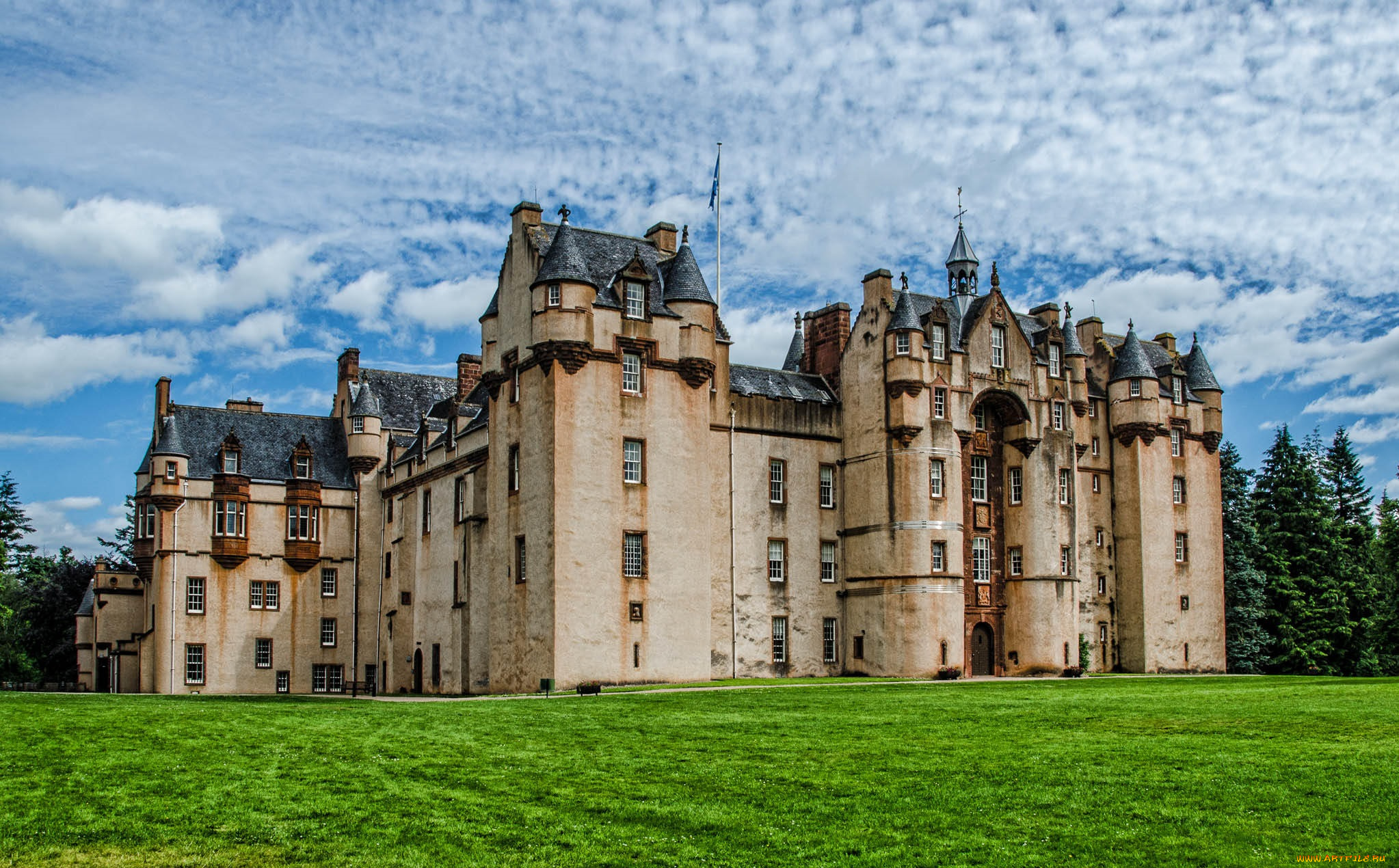 fyvie, castle, aberdeenshire, scotland, города, -, дворцы, , замки, , крепости, стены, замок, башни