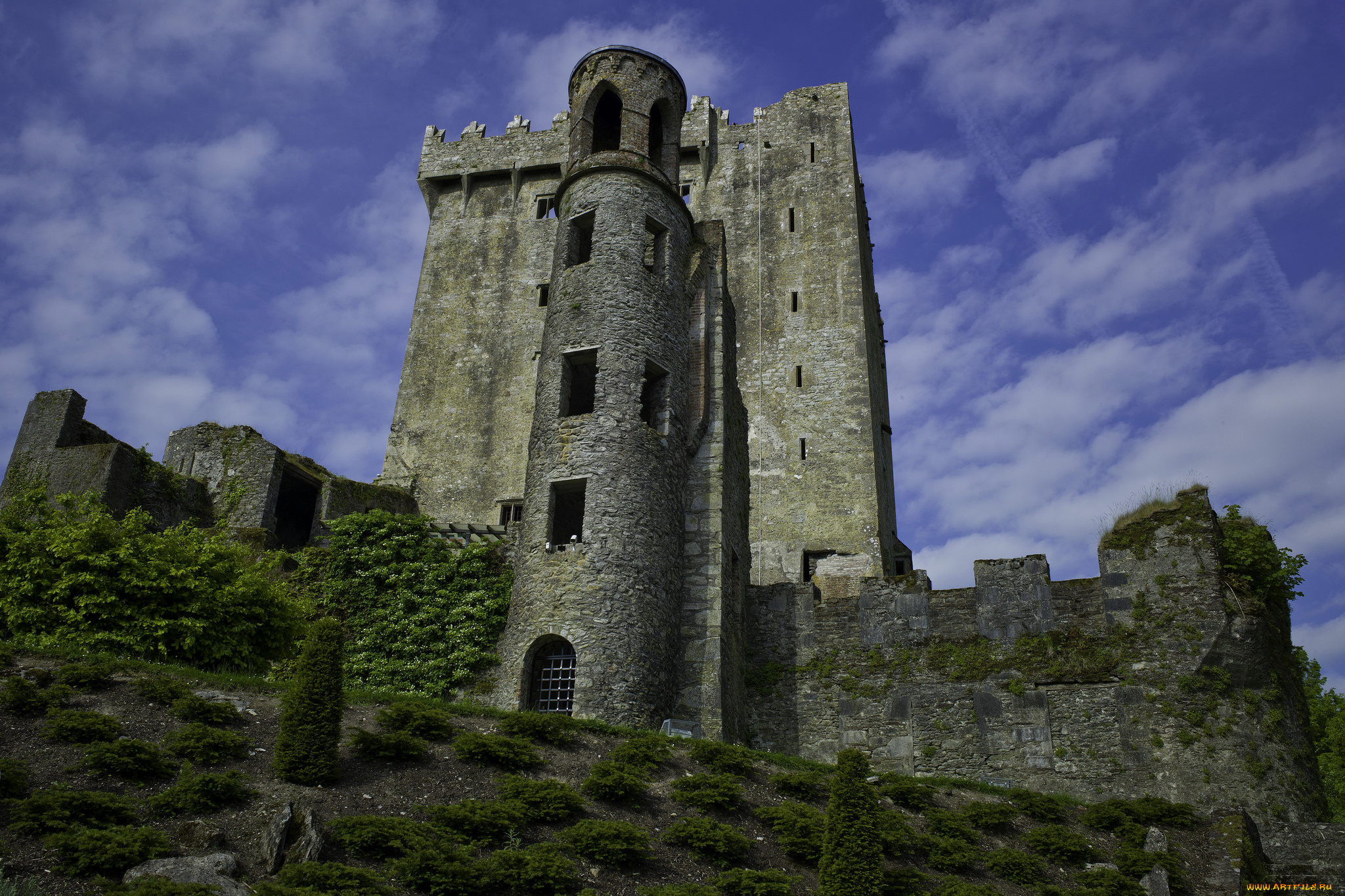 blarney, castle, , cork, , ireland, города, замки, ирландии, башни, стены, замок