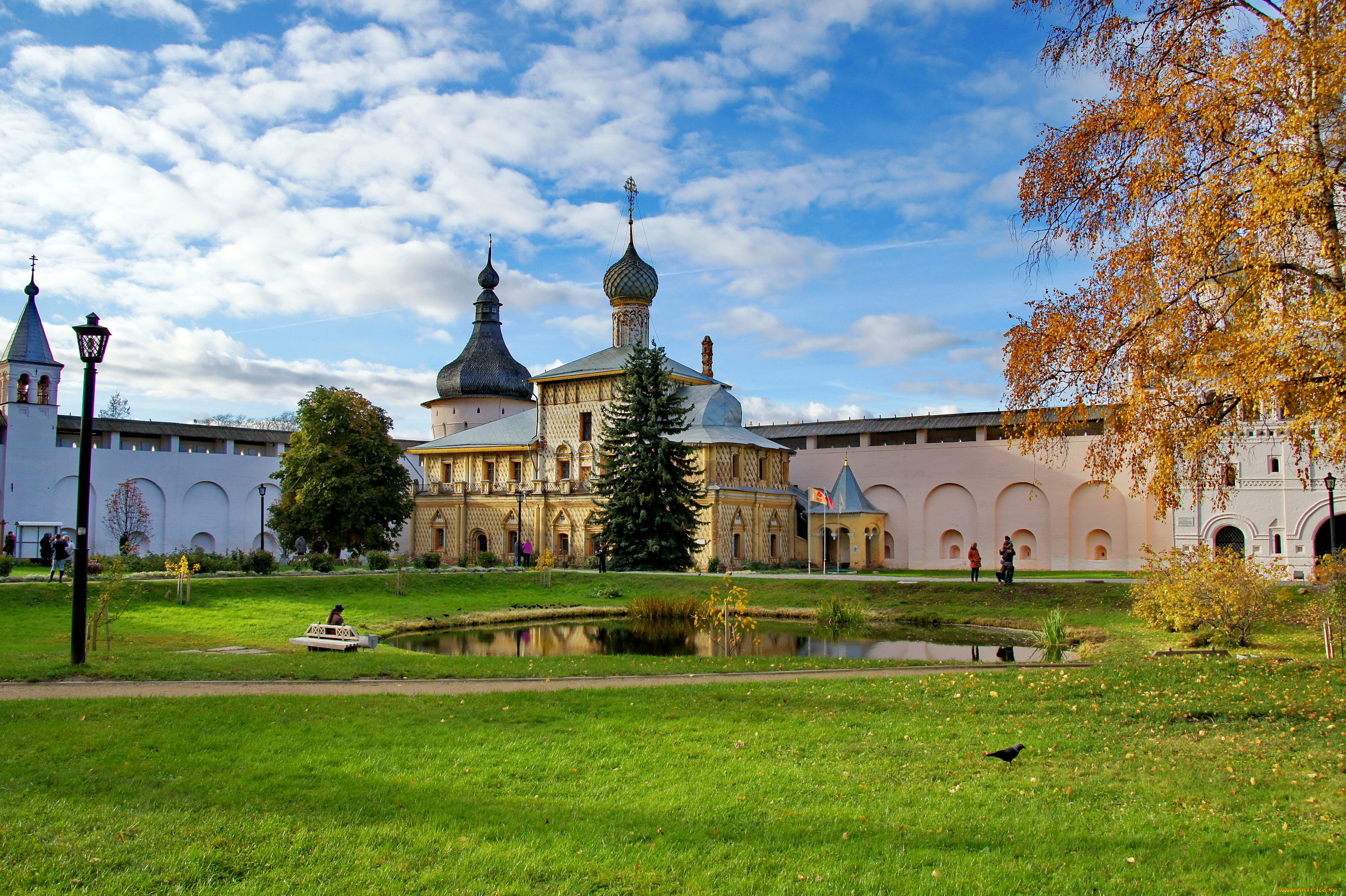 ростов, великий, кремль, города, -, православные, церкви, , монастыри, кремль, ростов, великий, двор, храм