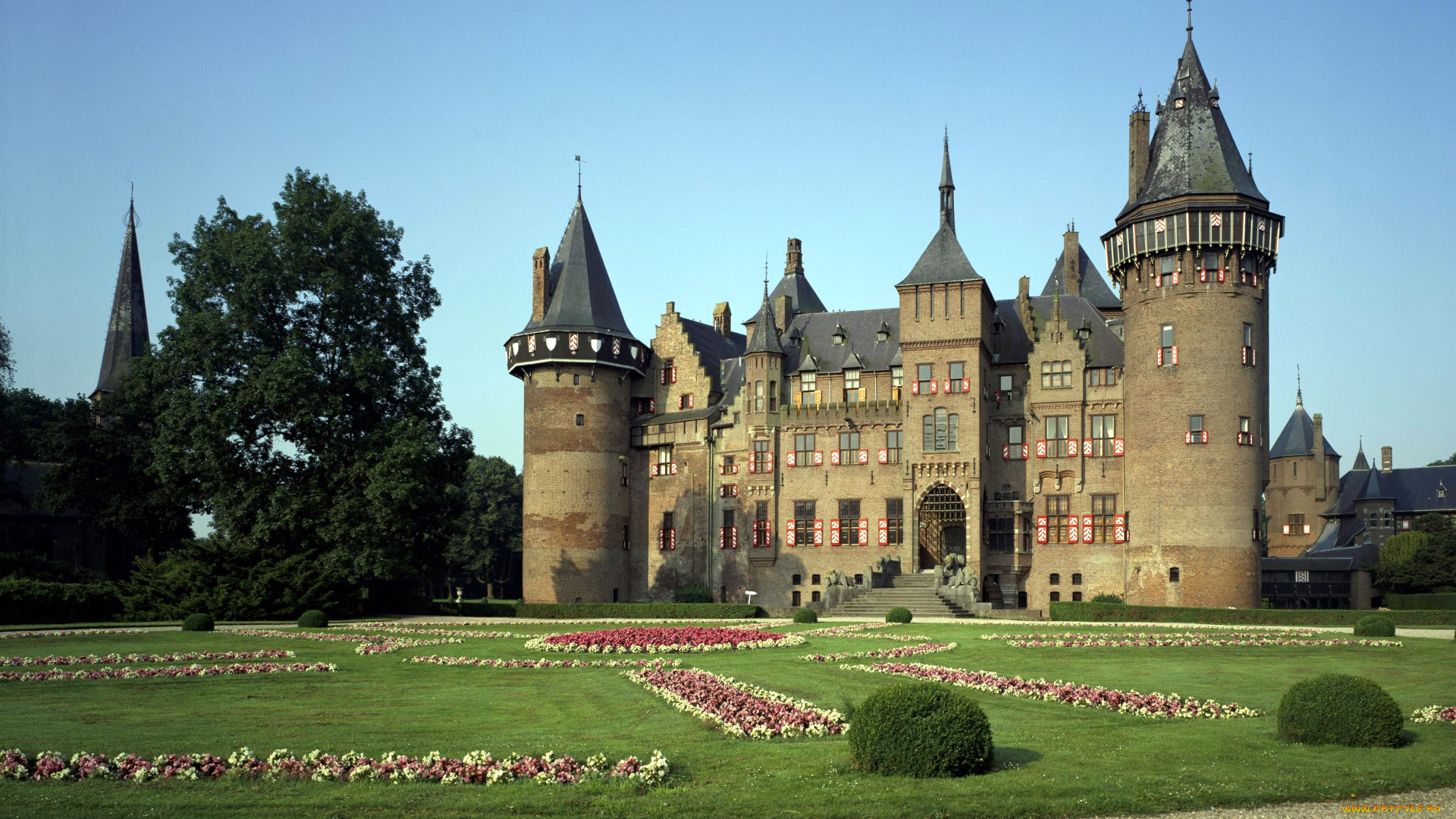 castle, de, haar, города, замки, нидерландов, castle, de, haar