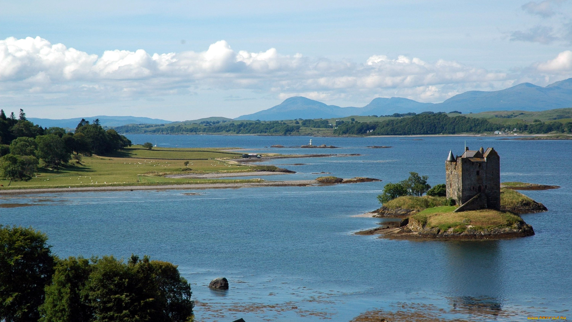 castle, stalker, scotland, города, -, дворцы, , замки, , крепости, castle, stalker