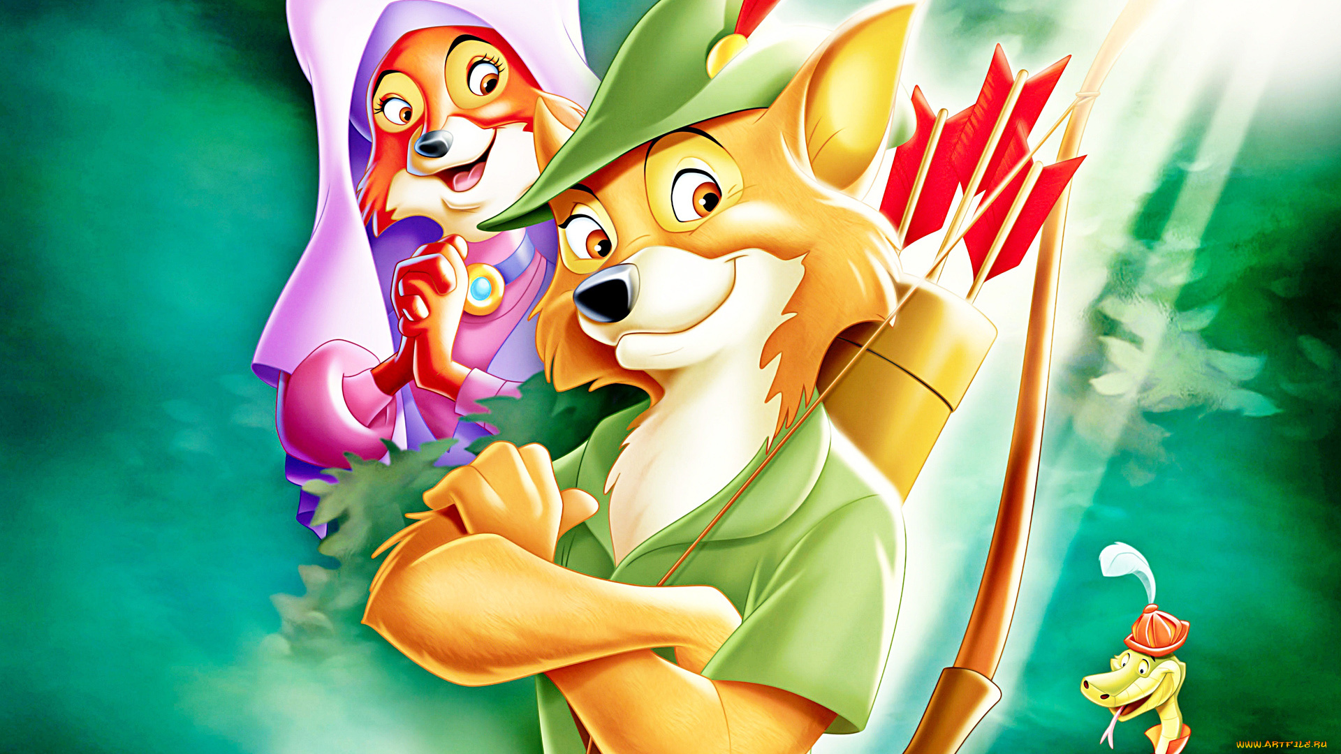 robin, hood, мультфильмы, персонаж