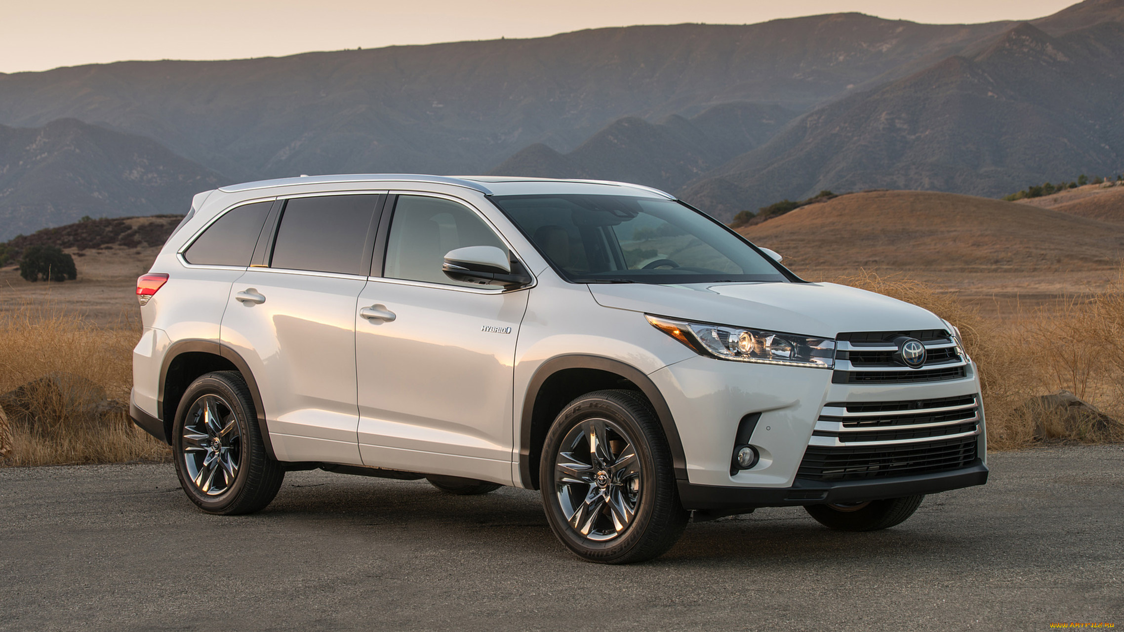 toyota, highlander, hybrid, 2017, автомобили, toyota, highlander, hybrid, 2017