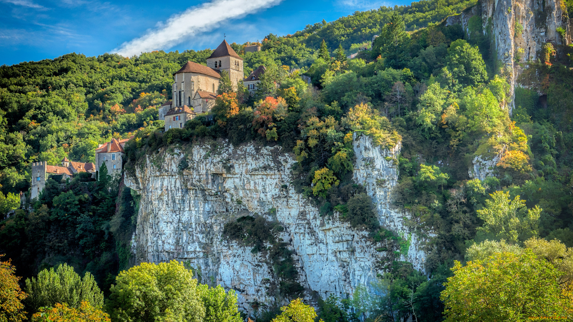 st, cirq, lapopie, города, -, пейзажи, горы