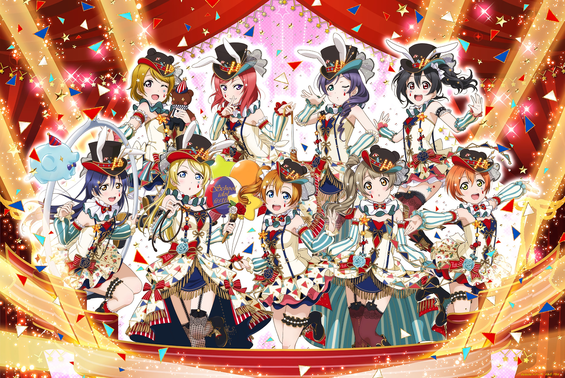 аниме, love, live, , school, idol, project, love, live, school, idol, project