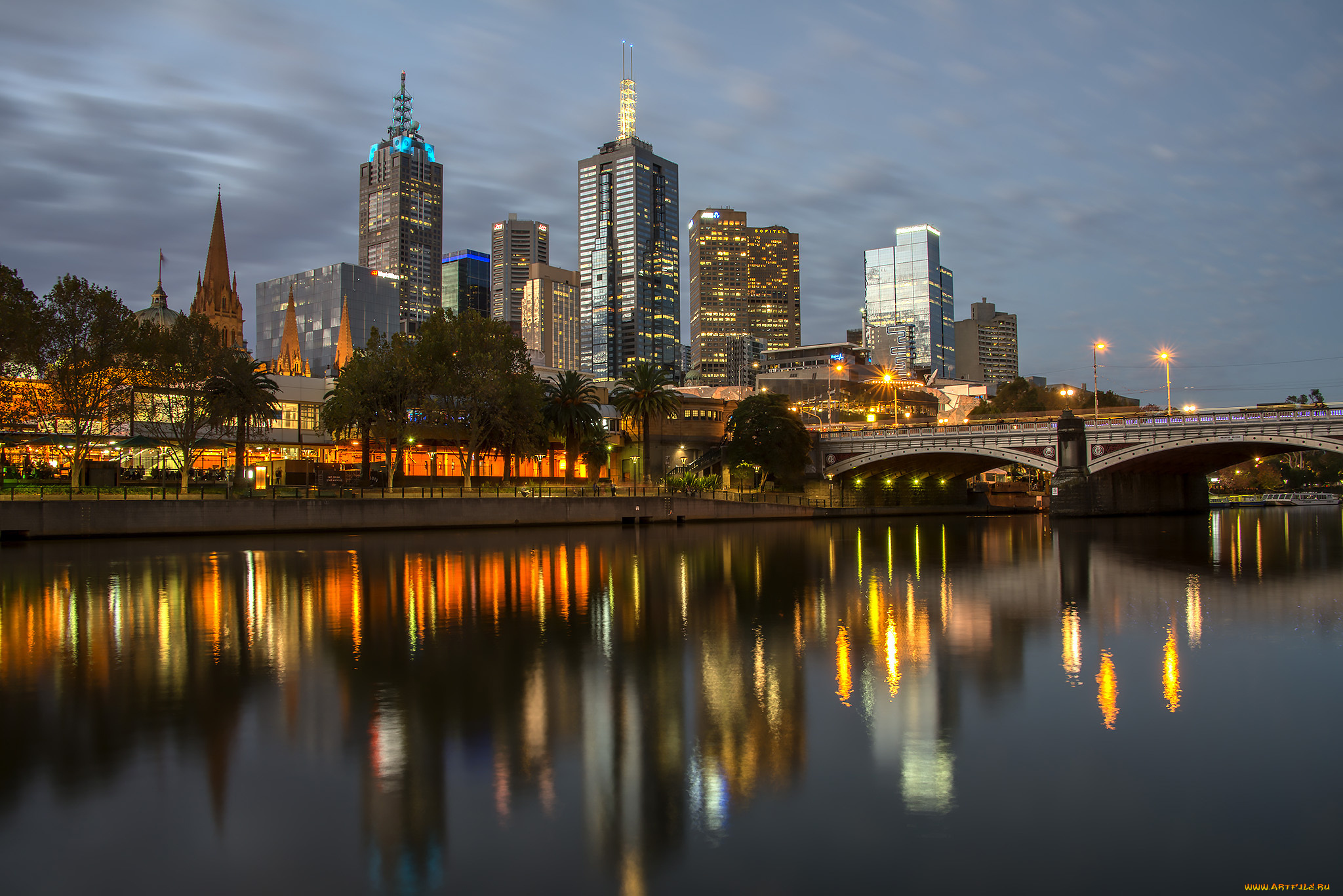 melbourne, города, мельбурн, , австралия, небоскребы, панорама