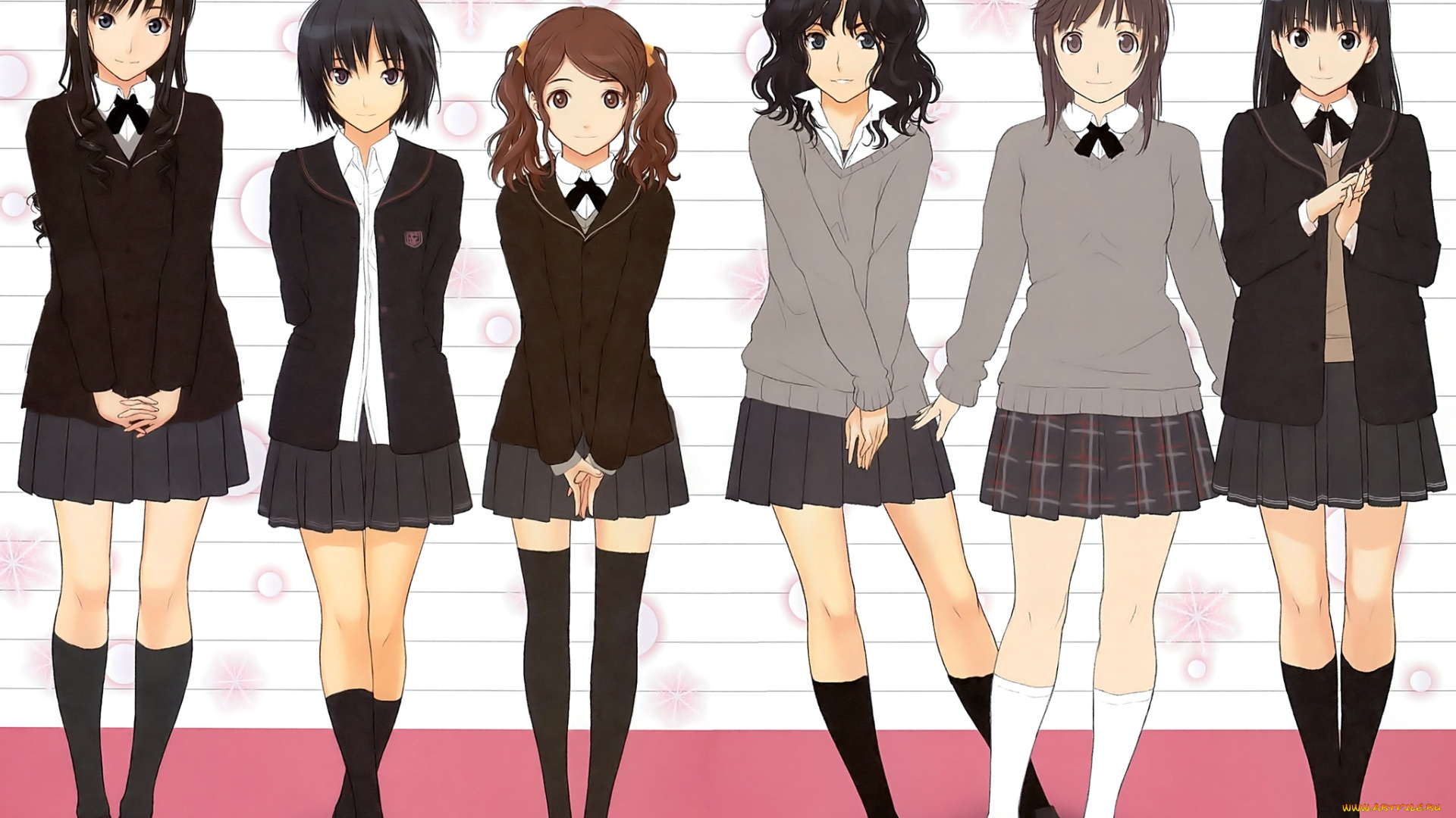 аниме, amagami, ss, девушки