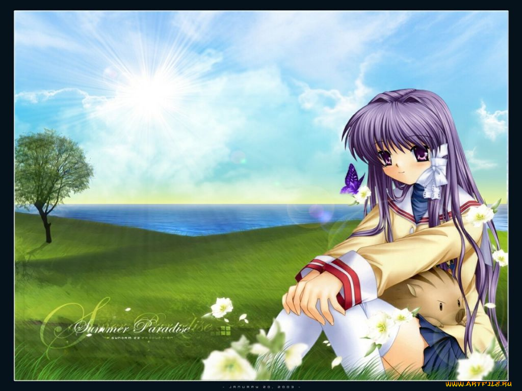 аниме, clannad