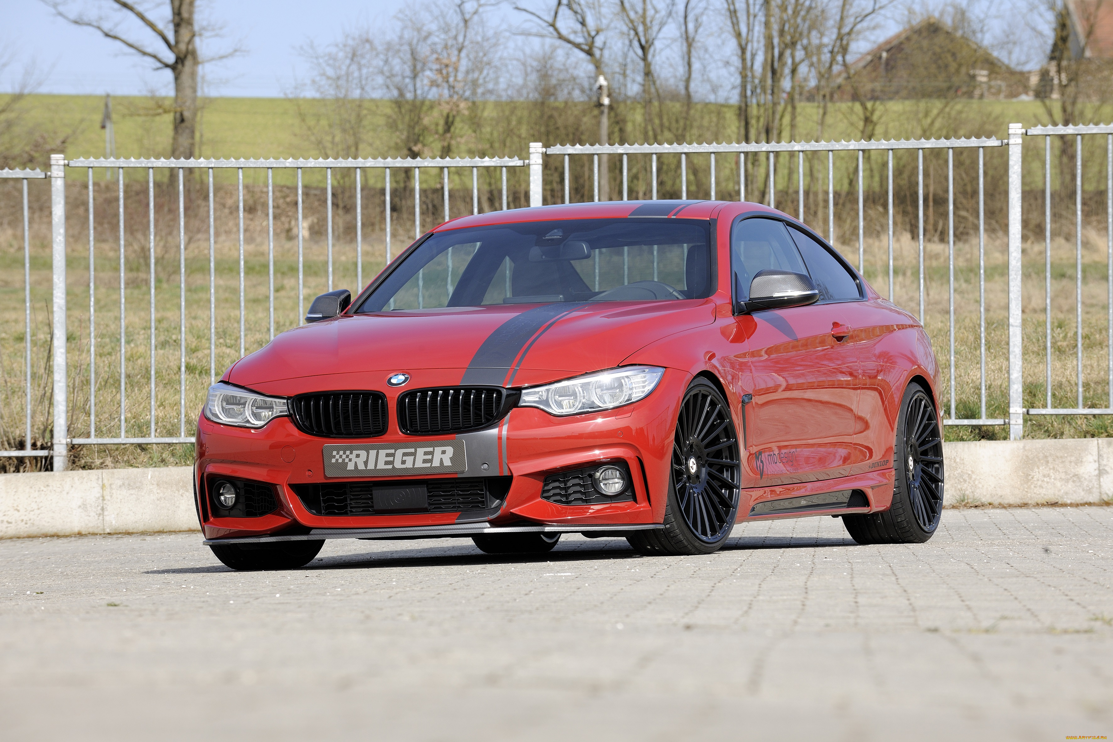 автомобили, bmw, 4, rieger, красный, coupе, f32, 2014г, series