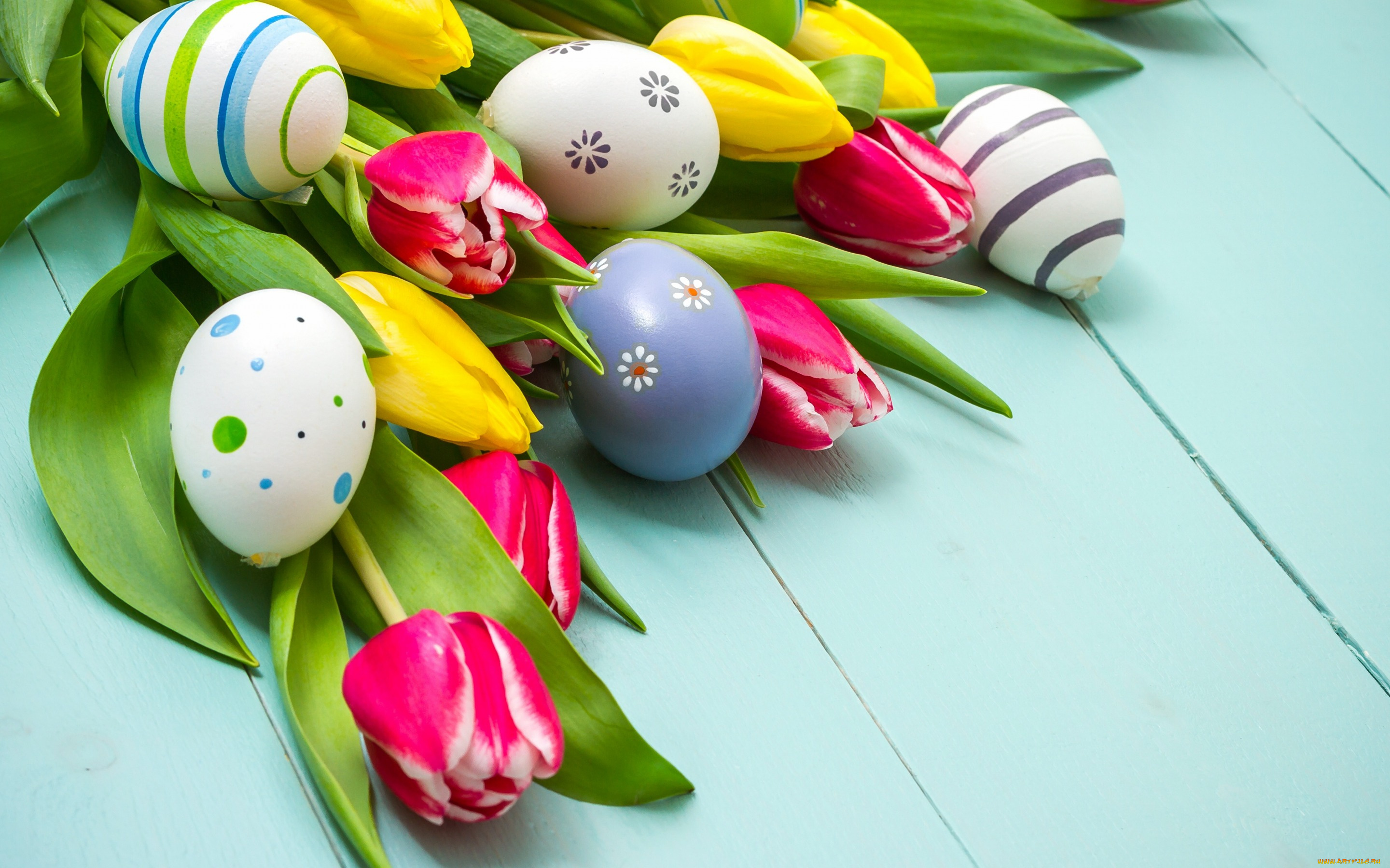 праздничные, пасха, colorful, весна, decoration, тюльпаны, wood, easter, spring, яйца, крашеные, happy, eggs, цветы, tulips, flowers