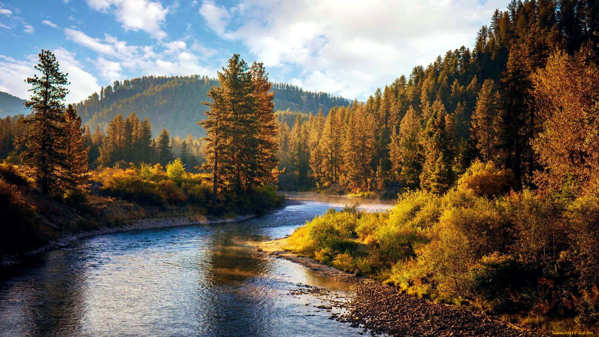 payette, river, idaho, природа, реки, озера, payette, river