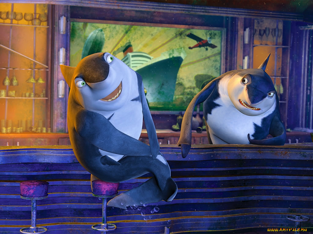 мультфильмы, shark, tale