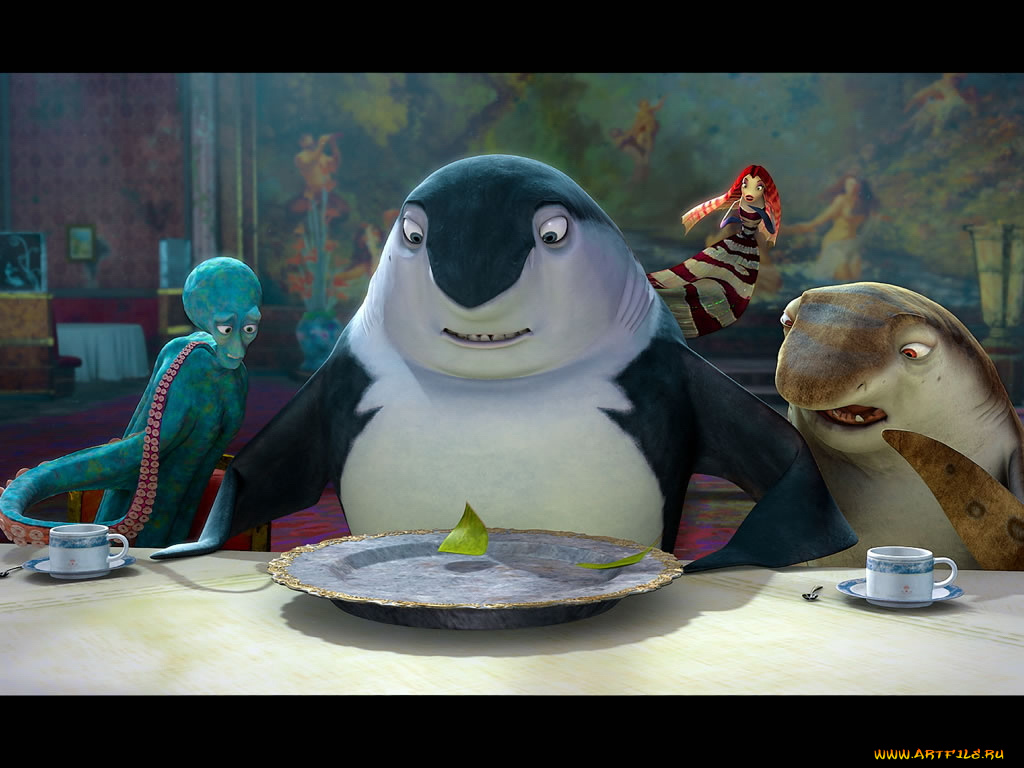 мультфильмы, shark, tale